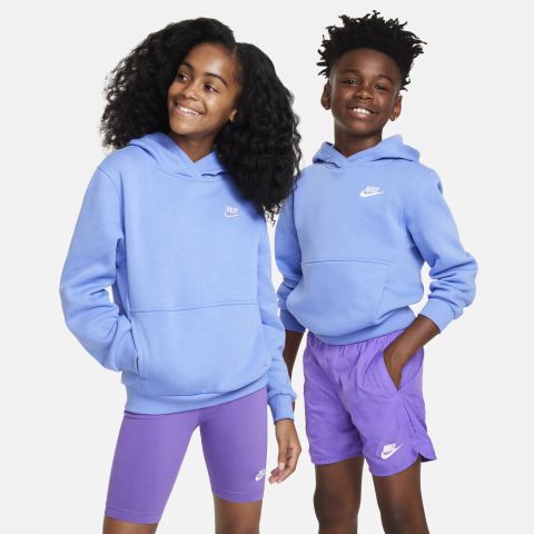 Nike Sportswear Club Fleece Older Kids' Pullover Hoodie - Blue | FD3000 ...