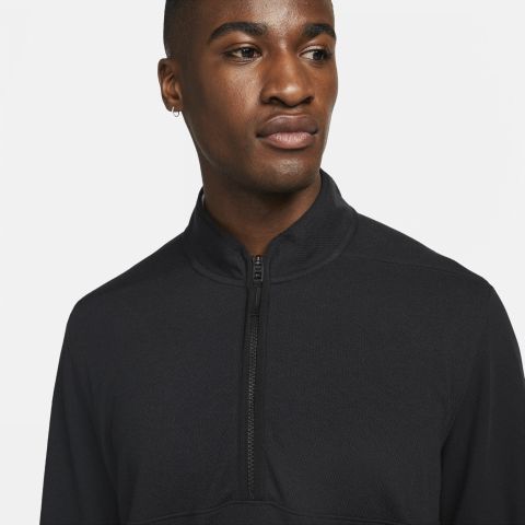 Nike Dri-Fit Half Zip Sweatshirt In Black | DJ5474-010 | FOOTY.COM