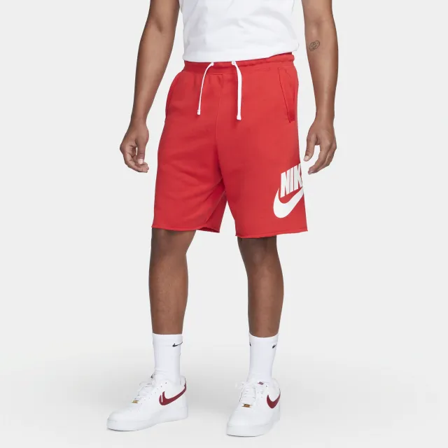 Nike Club Alumni Men's French Terry Shorts - Red | DX0502-657 | FOOTY.COM