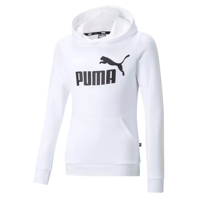 Puma Essential Logo Hoodie - White | 587030_02 | FOOTY.COM
