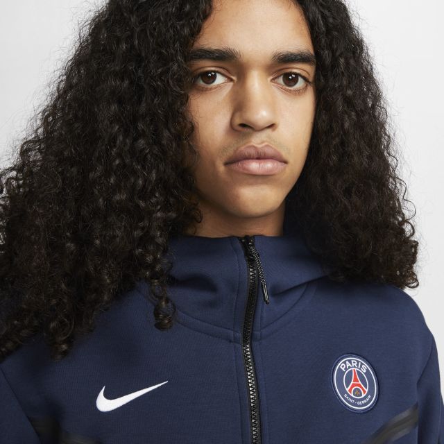 Nike Paris Saint-Germain Tech Fleece Windrunner Men's Full-Zip Hoodie ...