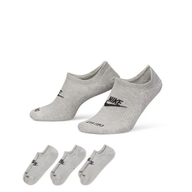 Nike Socks No-Show Everyday Plus Cush 3-Pack - Grey | DN3314-063 ...