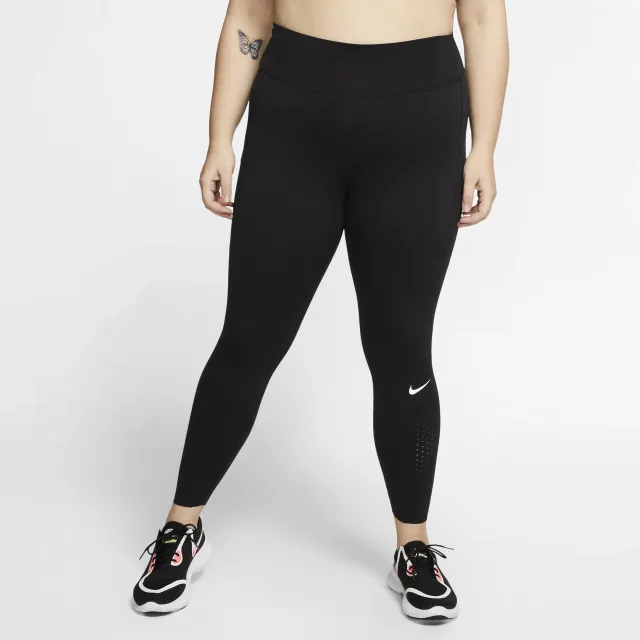 Nike Epic Luxe Women's Mid-Rise Pocket Running Leggings - Black ...