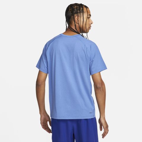 Nike Dri-FIT Ready Men's Short-Sleeve Fitness Top - Blue | DV9815-480 ...