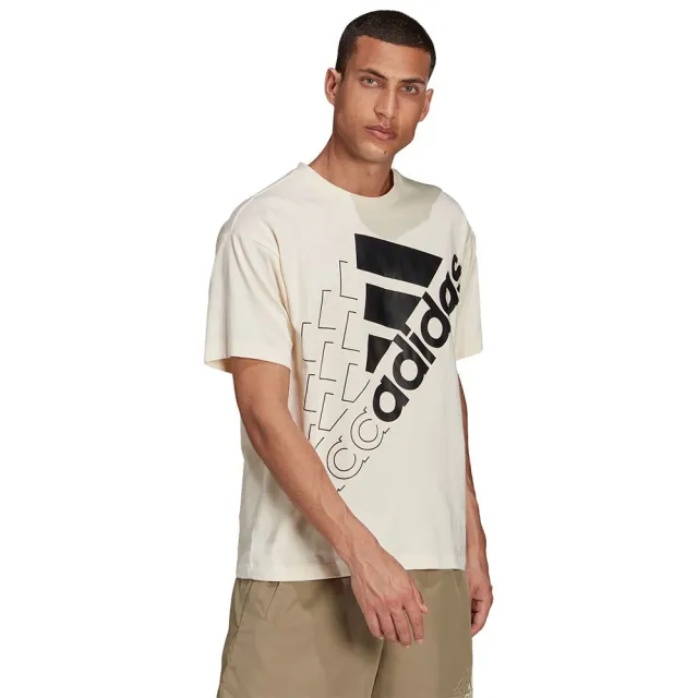 Adidas Sportswear U Q3 Bluv Shirt - Beige | H14667 | FOOTY.COM