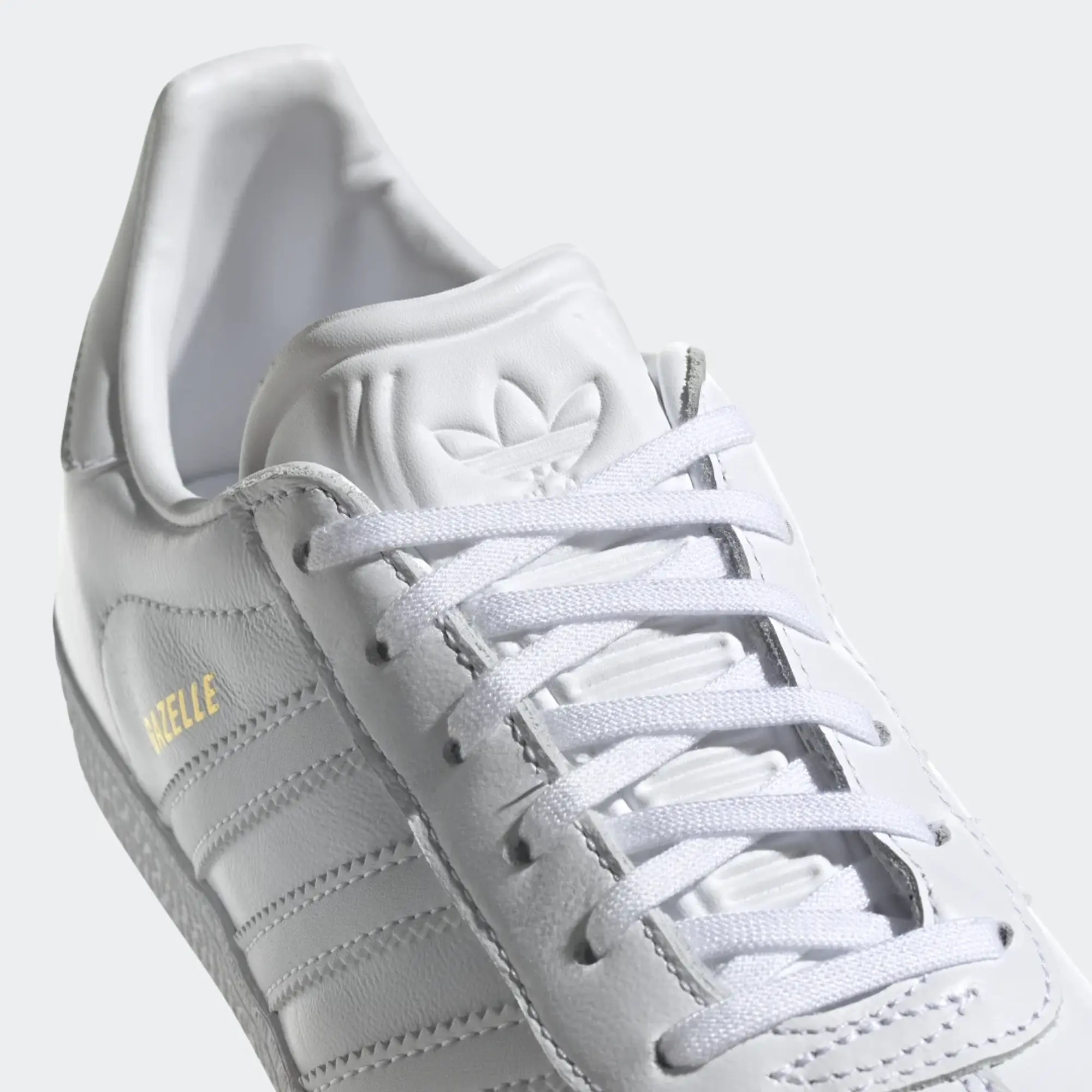 adidas Originals Unisex Junior Gazelle Trainers - White/White, White