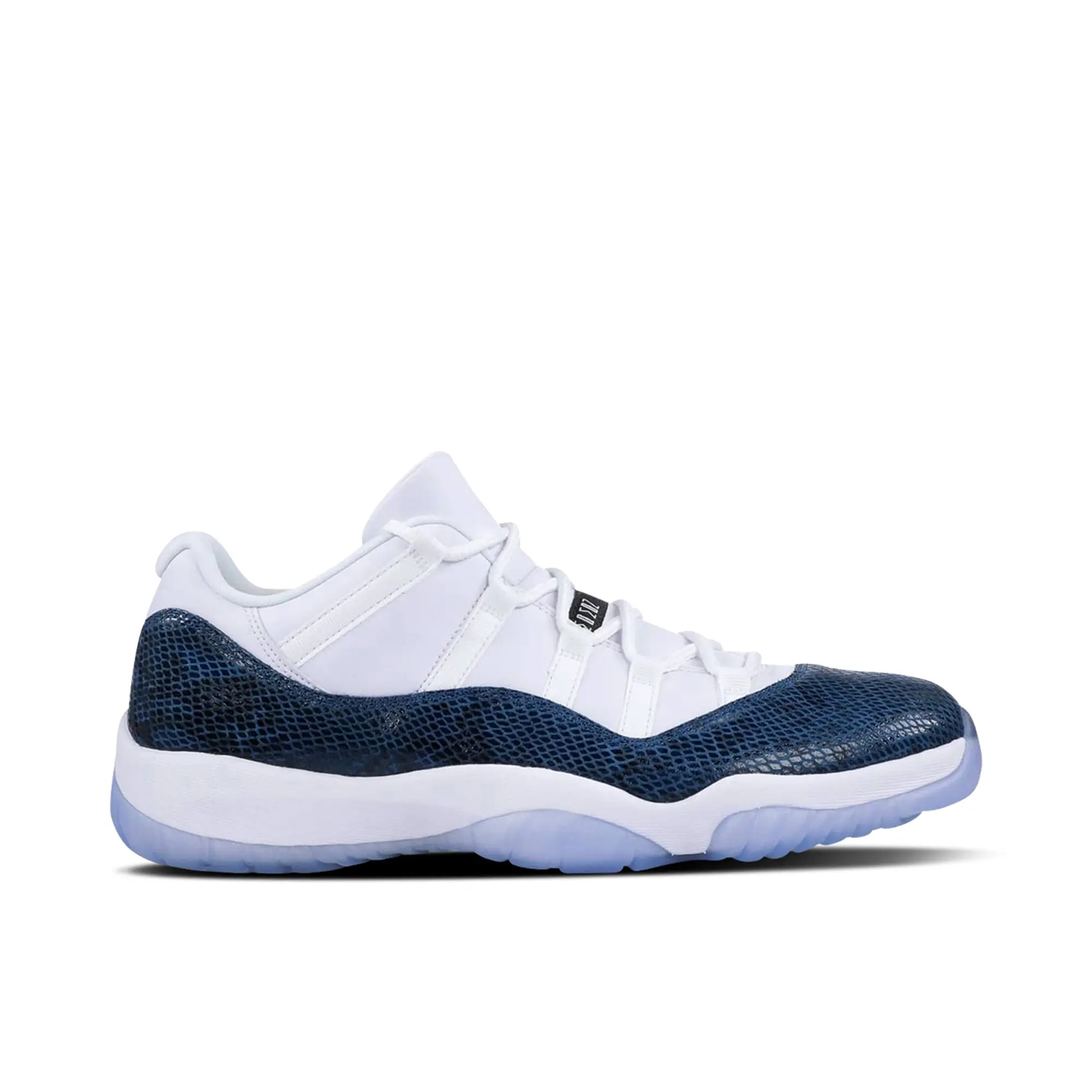 Nike Air Jordan 11 Retro Low LE Blue Snakeskin Shoes
