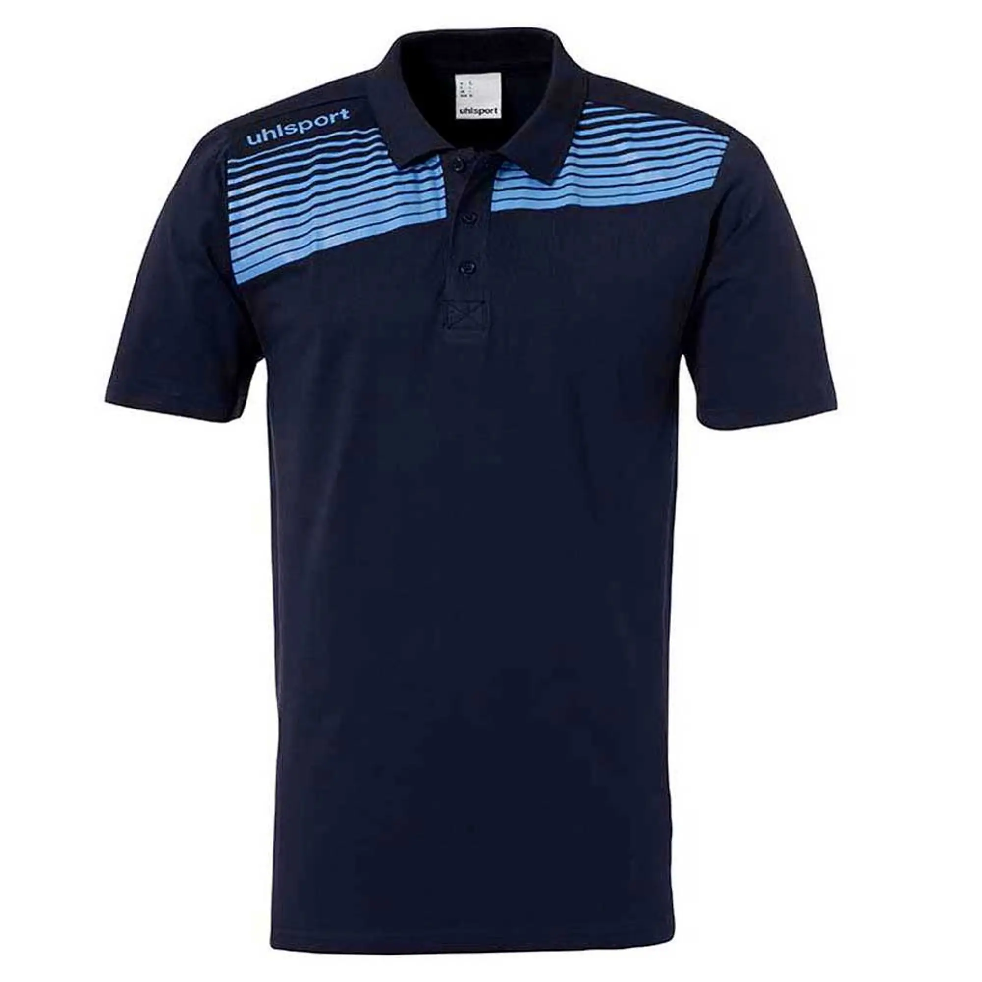 Uhlsport Liga 2.0 Short Sleeve Polo Shirt  - Blue