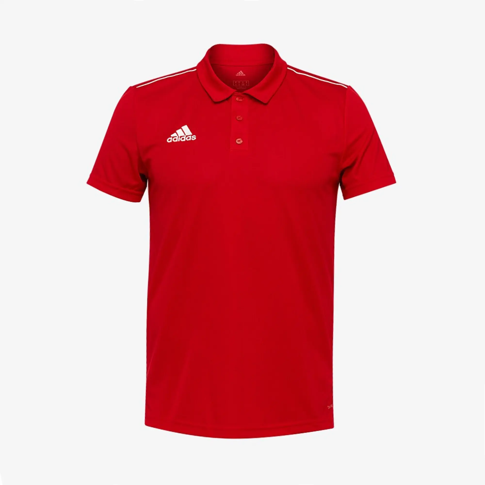 Adidas Core 18 Climalite Short Sleeve Polo Shirt  - Red