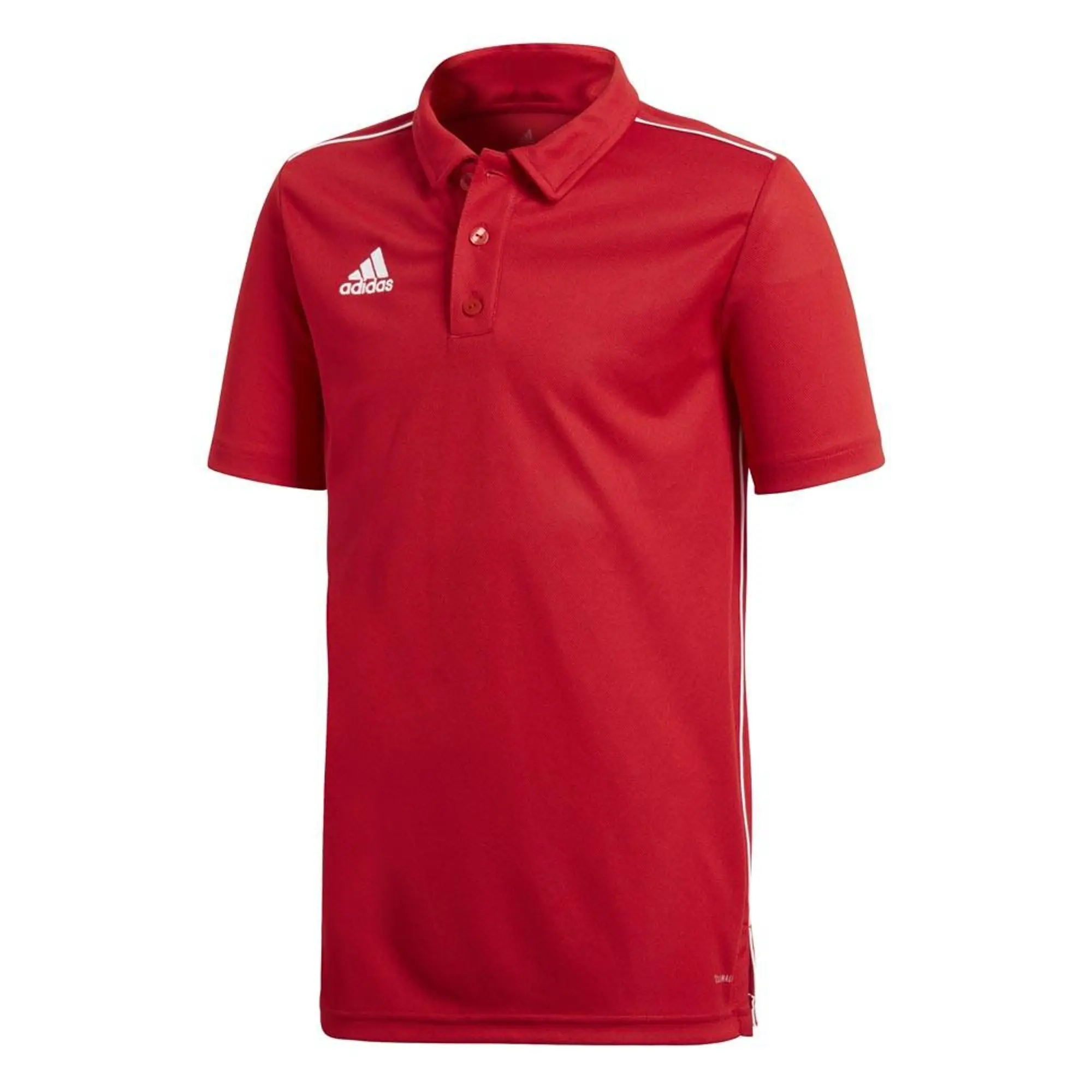 Adidas Core 18 Climalite Short Sleeve Polo Shirt  - Red