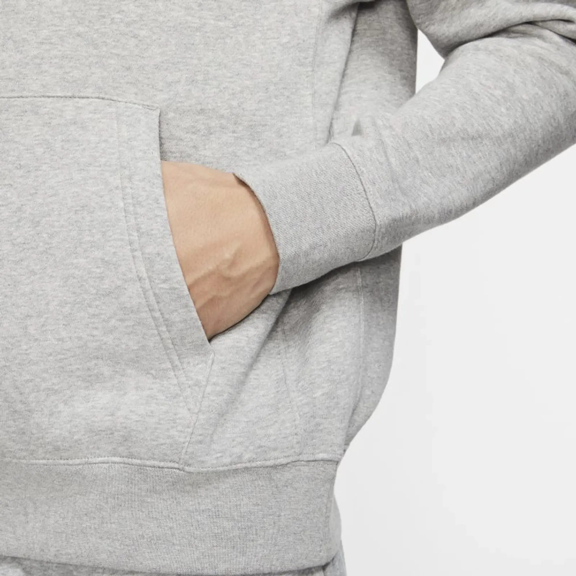 Nike Sportswear Club Fleece Men's Graphic Pullover Hoodie - Grey