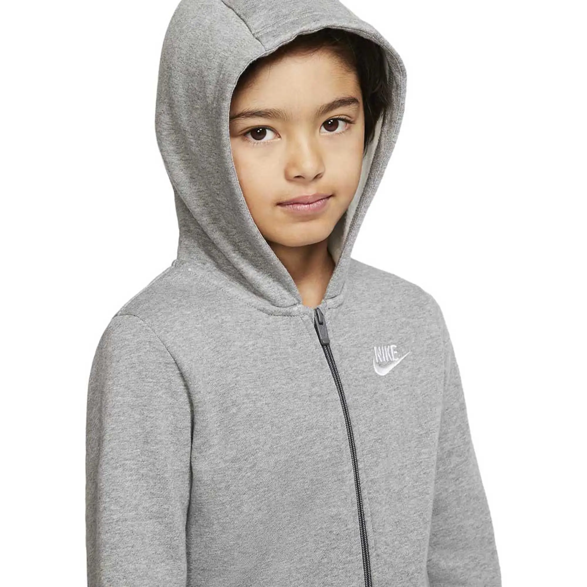 Nike Junior Core Fleece Tracksuit - Grey