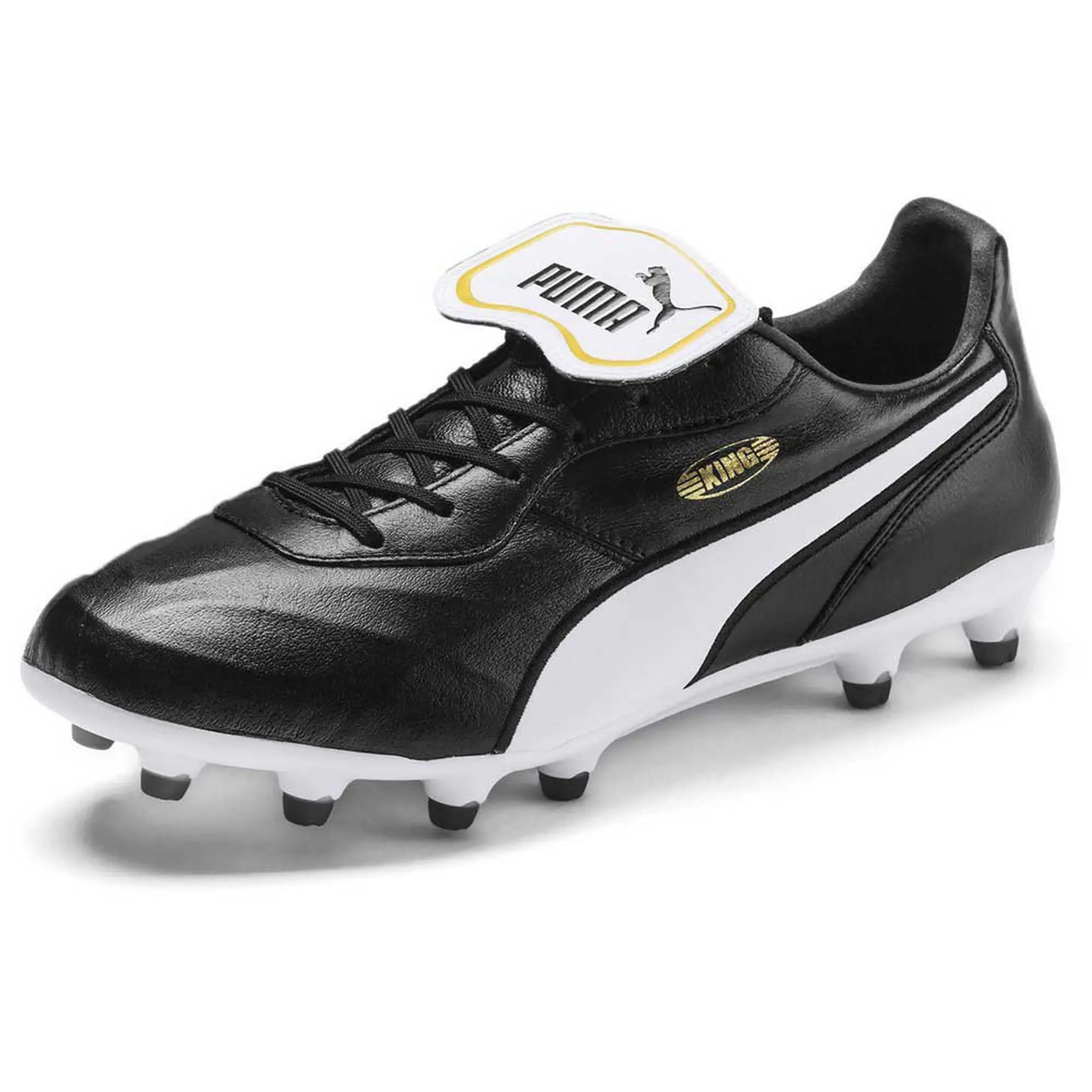 Puma Unisex KING Top FG Football Boots - Black Leather