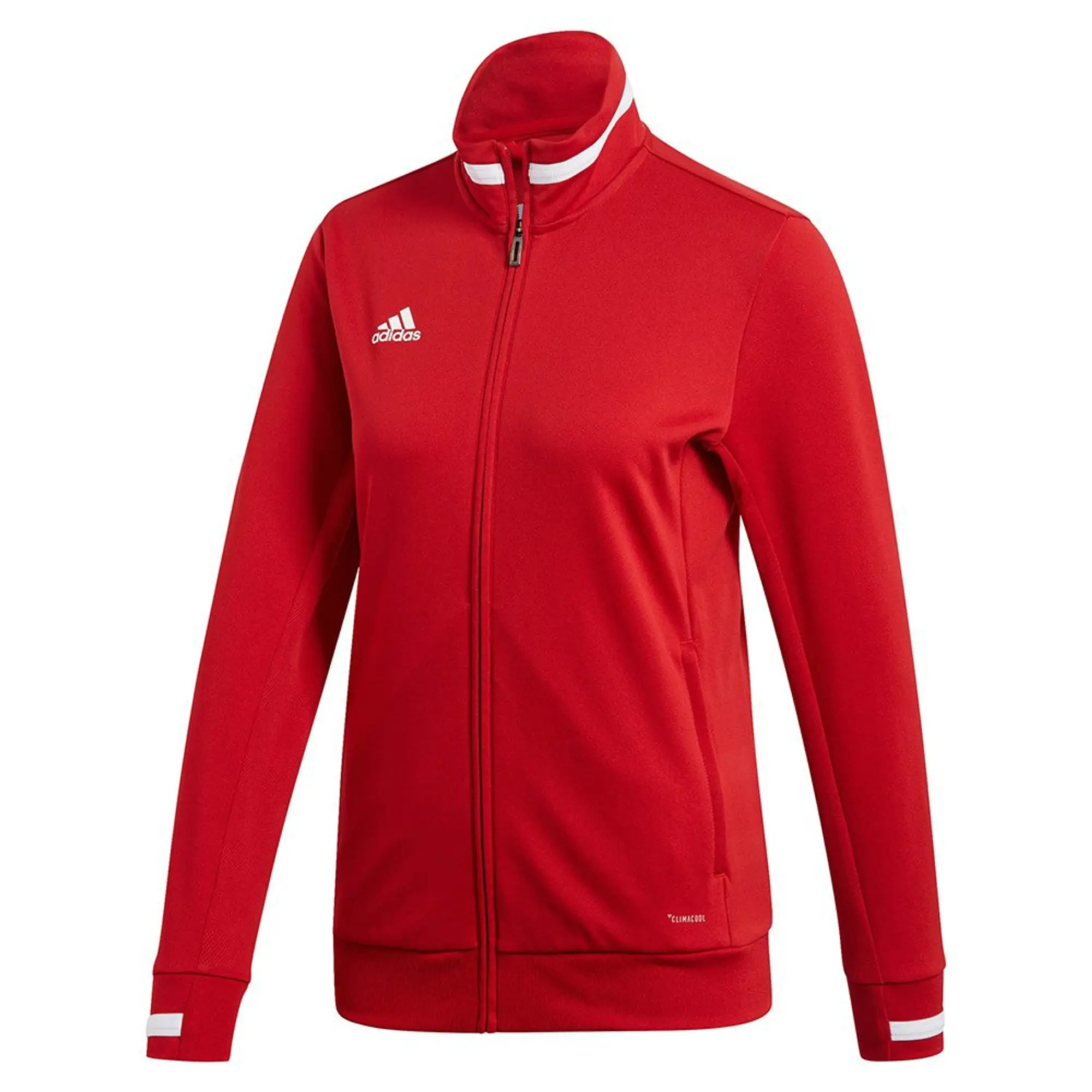 Adidas Badminton Team 19 Track Full Zip Sweatshirt  - Red