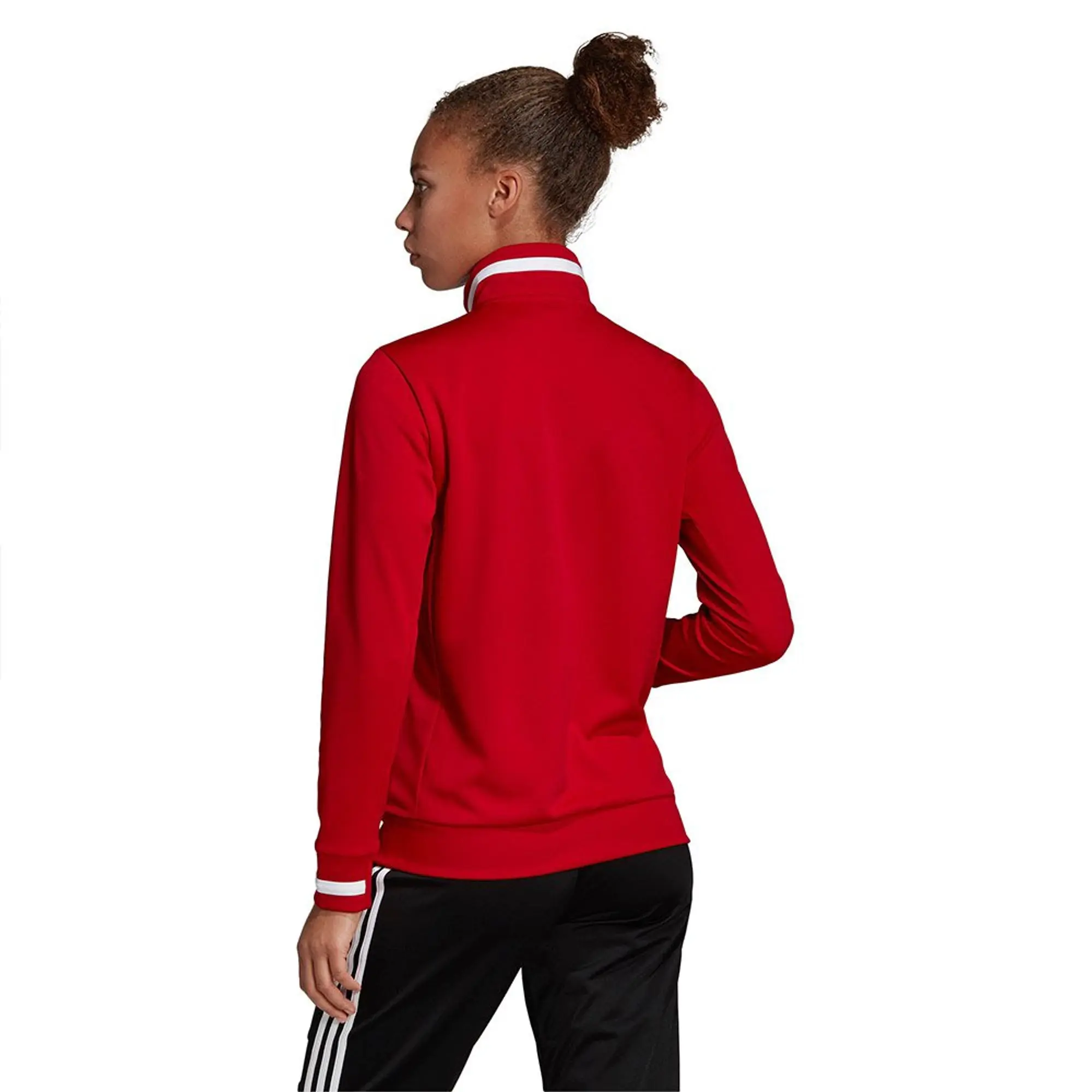 Adidas Badminton Team 19 Track Full Zip Sweatshirt  - Red