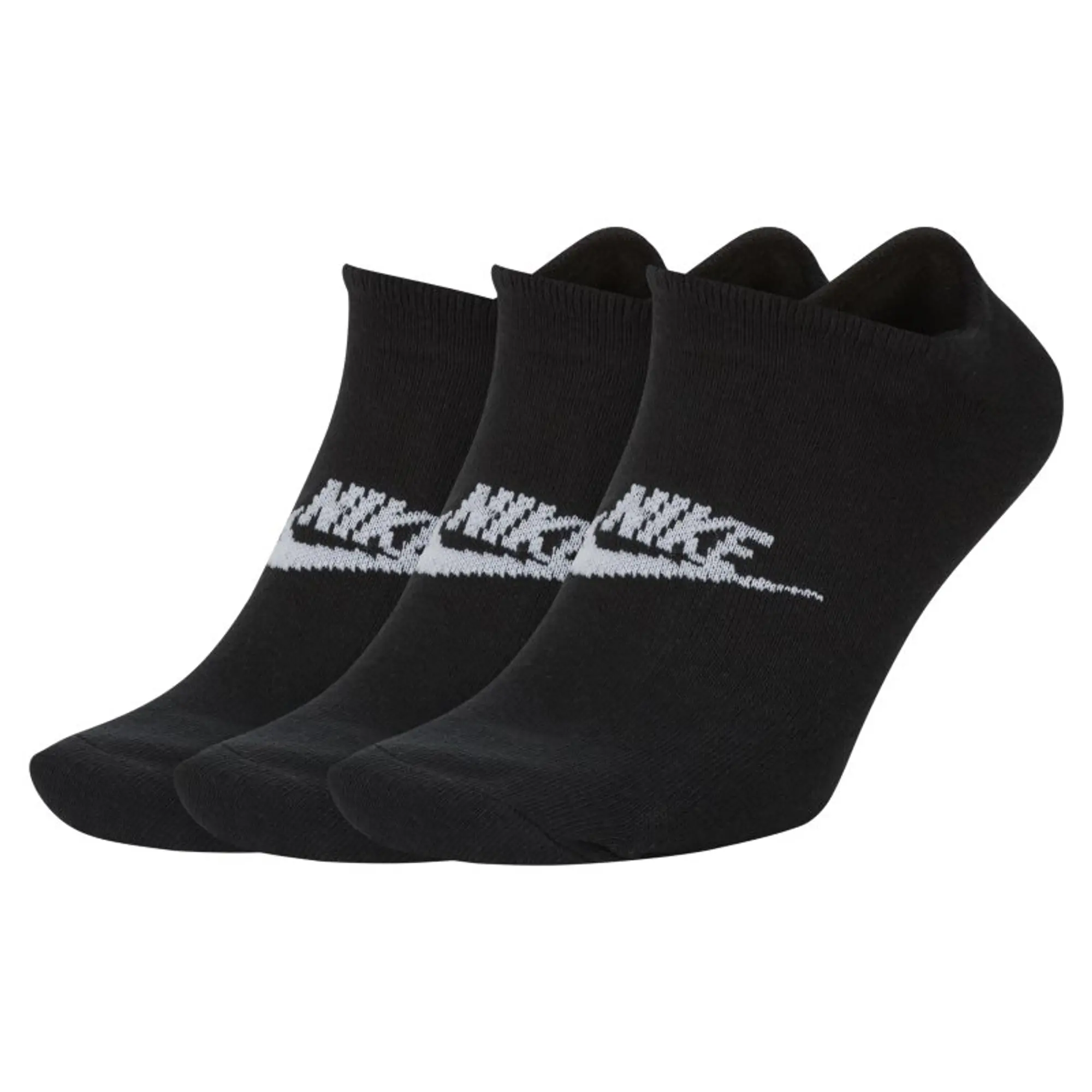 Nike Cotton Cushion Low Cut Ankle Sock - 3 Pack Black/White