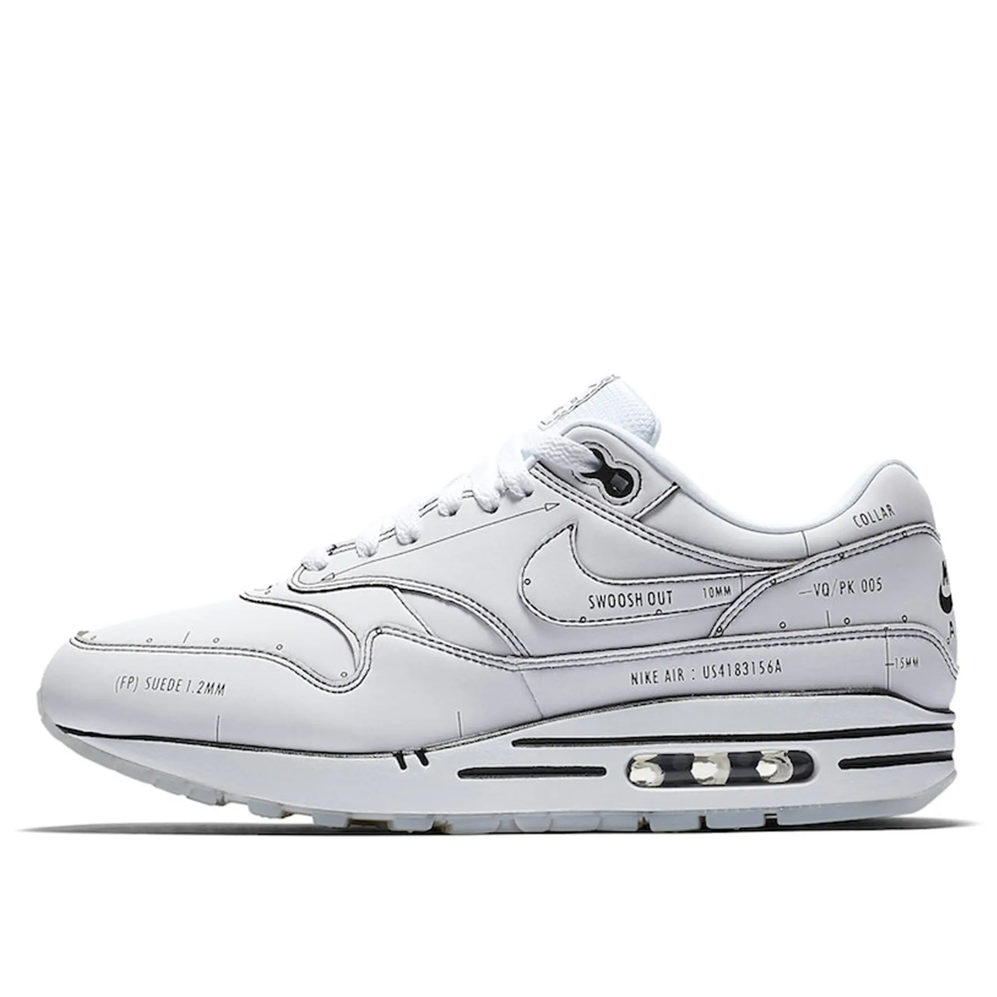 Nike Air Max 1 Tinker White Schematic