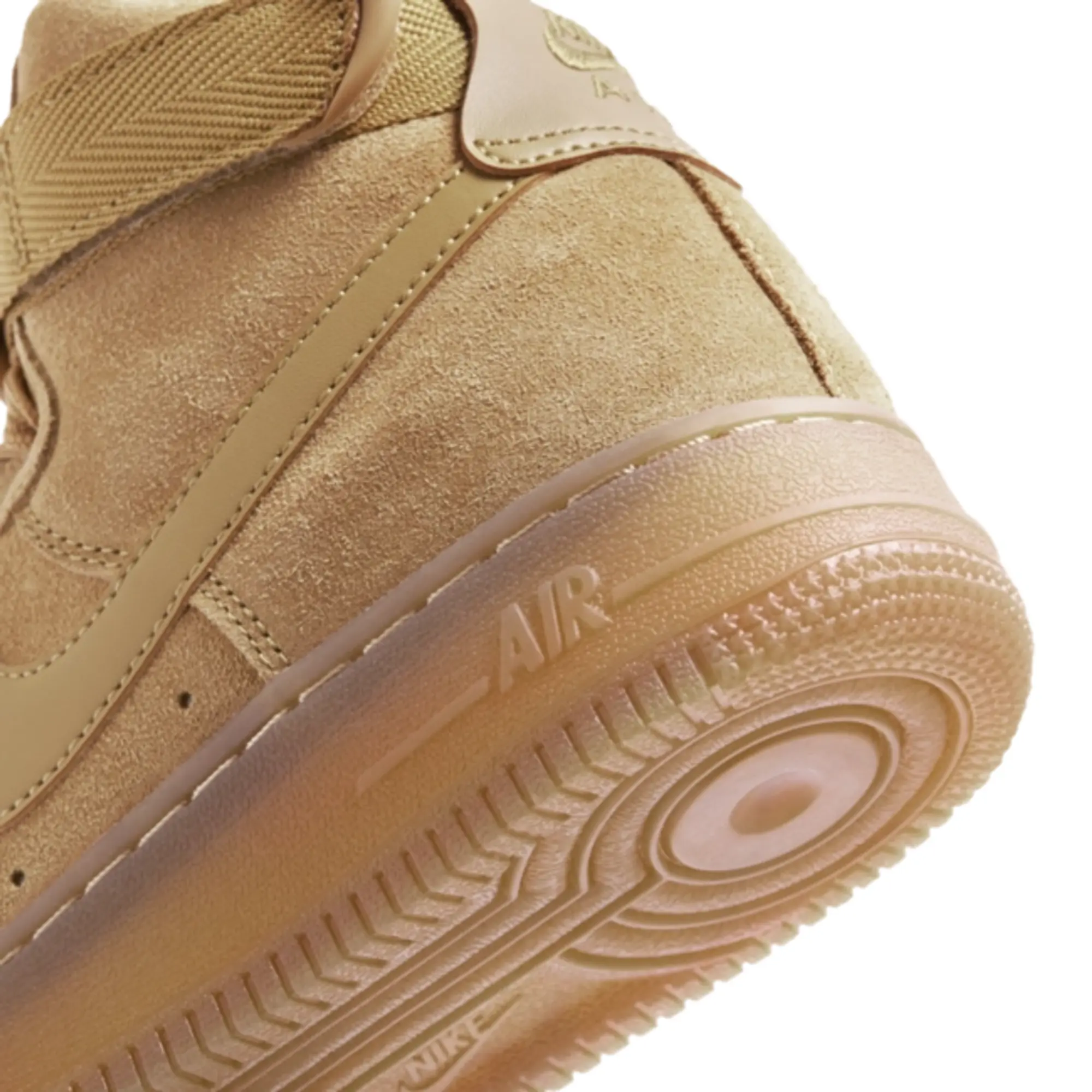 Nike Kids Air Force 1 High LV8 GS Wheat Shoes