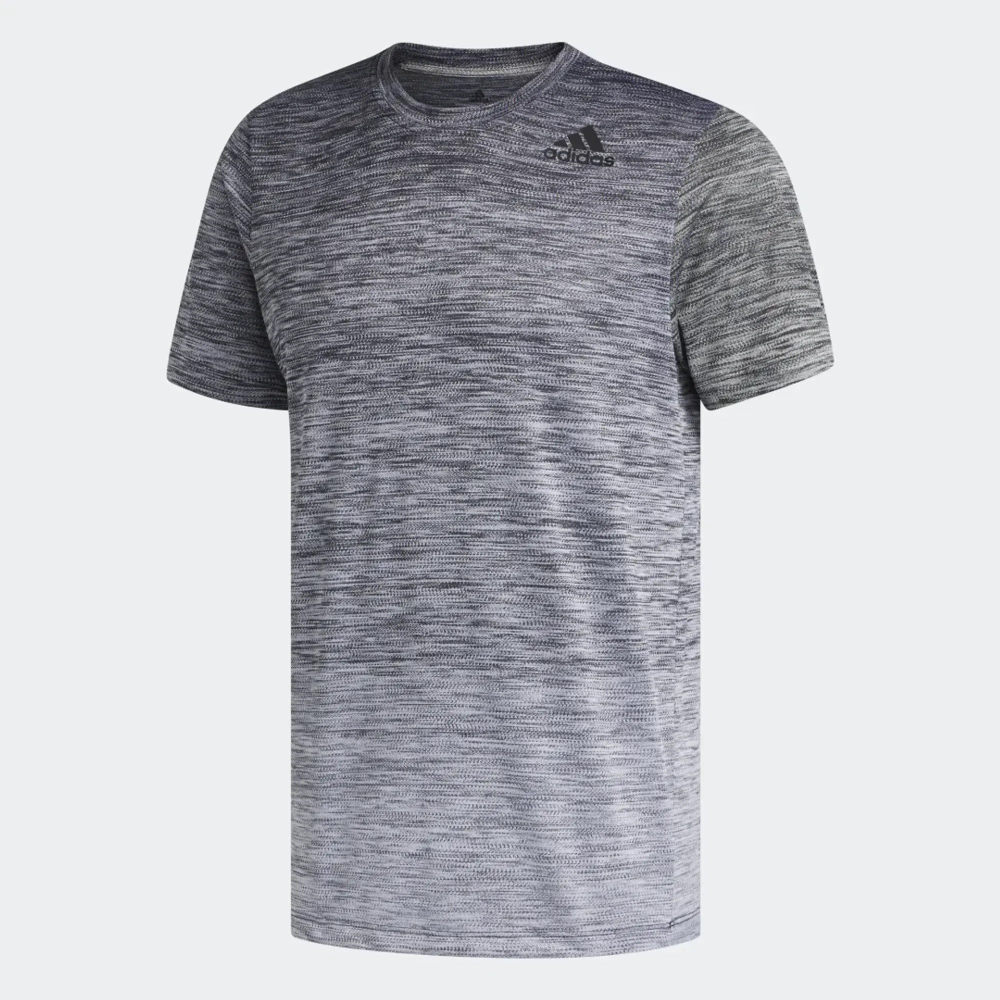 Adidas Tech Gradient T-Shirt - Black Melange - XL