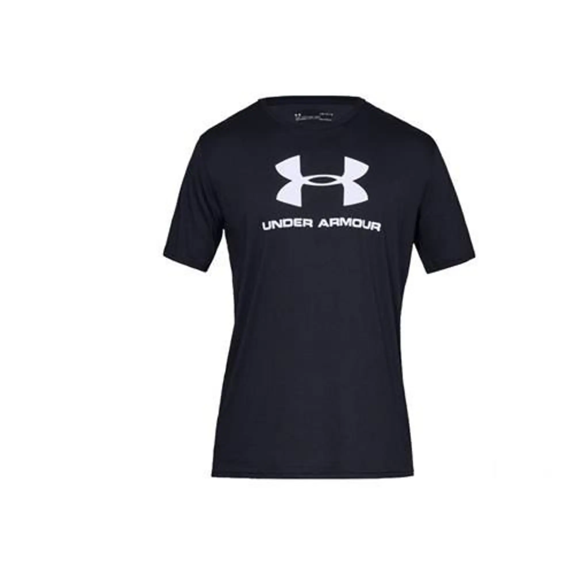 UNDER ARMOUR Training Sportstyle Logo Short Sleeve T-Shirt - Black/White, Black/White