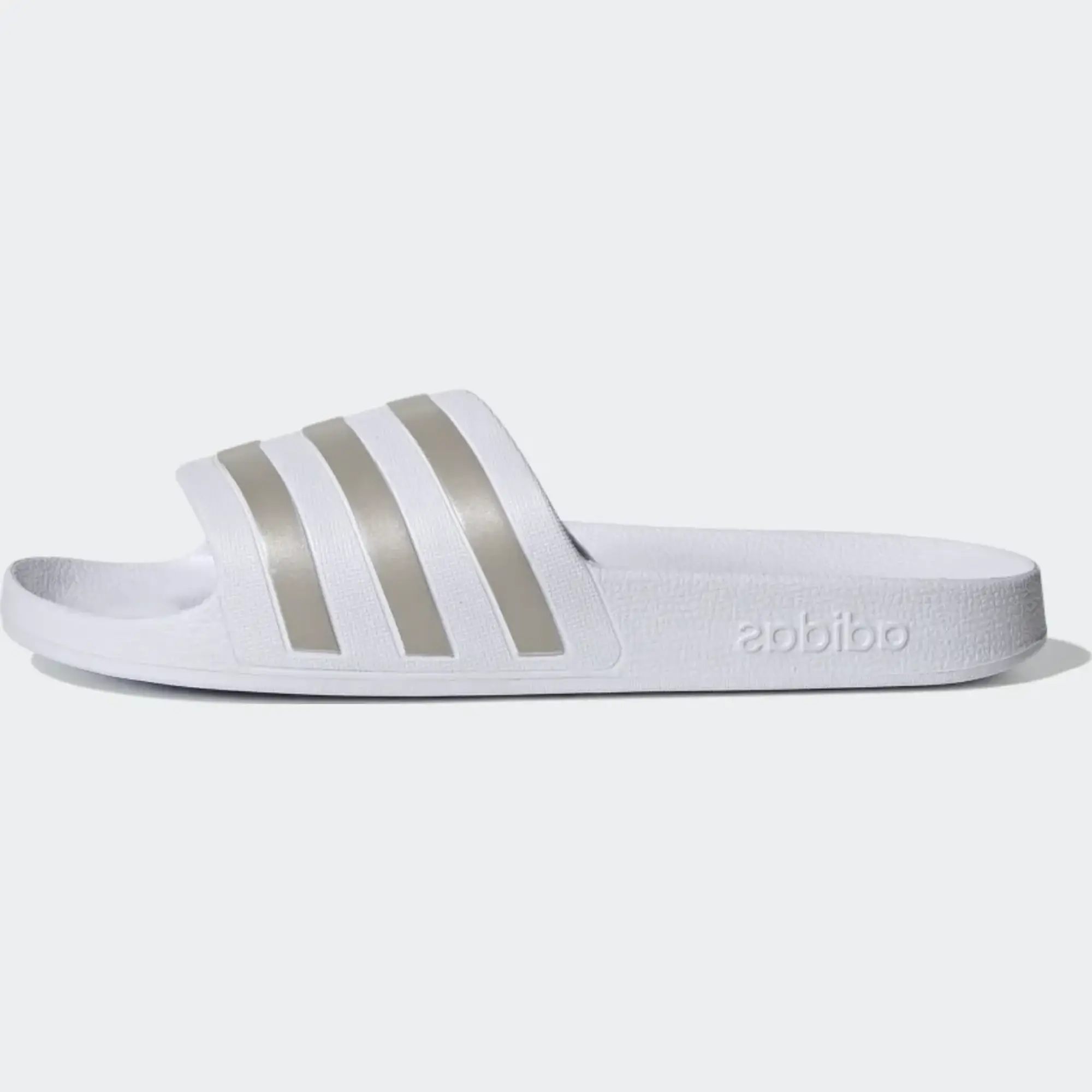 adidas Sportswear adidas Adilette Aqua Sliders - White/Grey, White/Grey