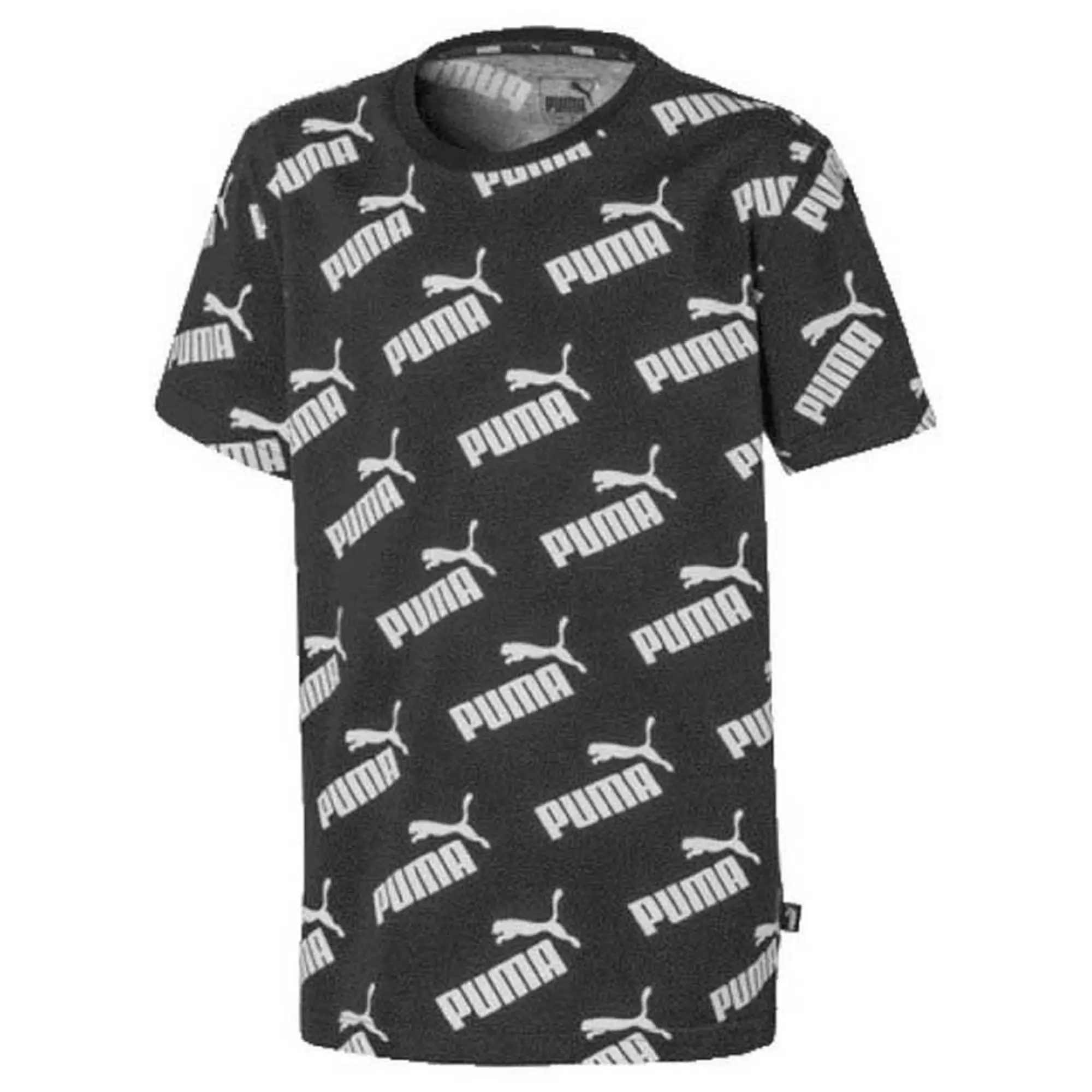 Puma Amplified All Over Print Short Sleeve T-shirt  - Black