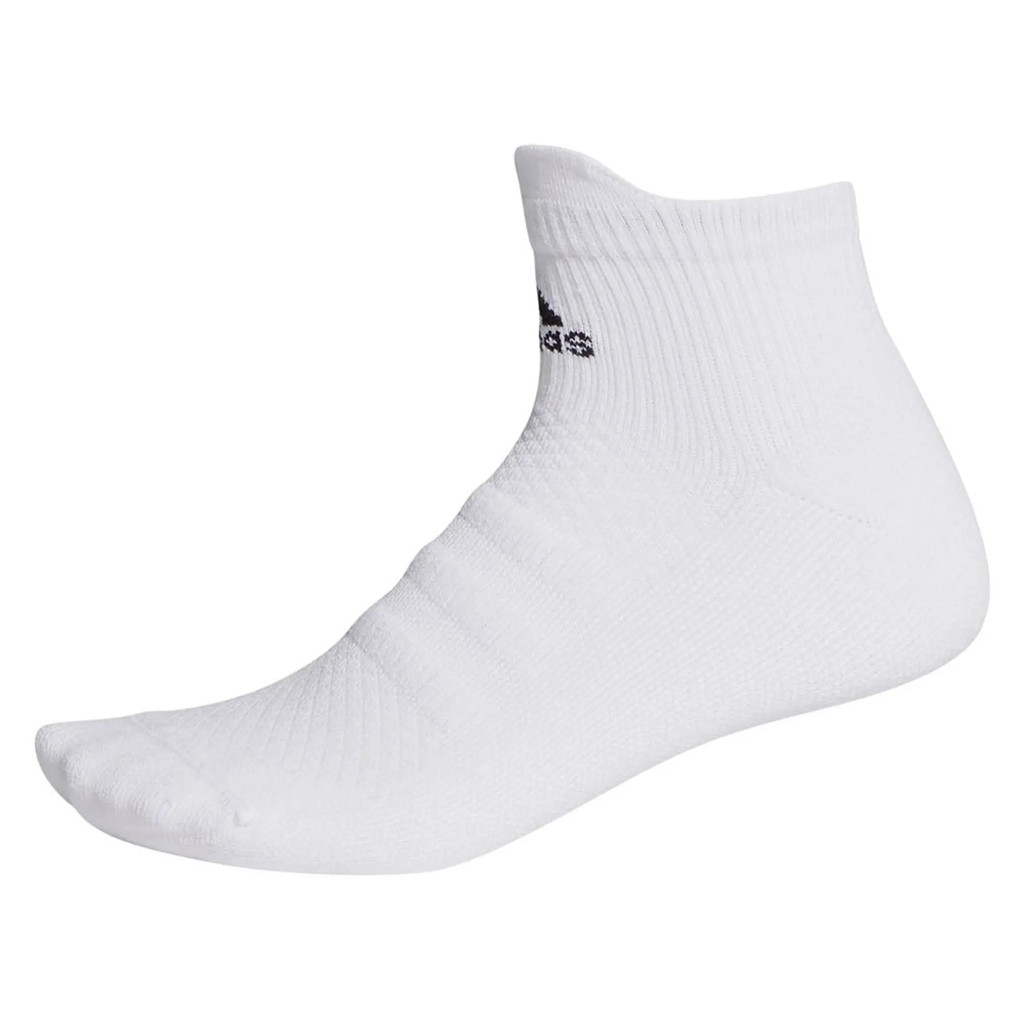 adidas Alphaskin Ankle Low Cut Sports Socks - White, Black