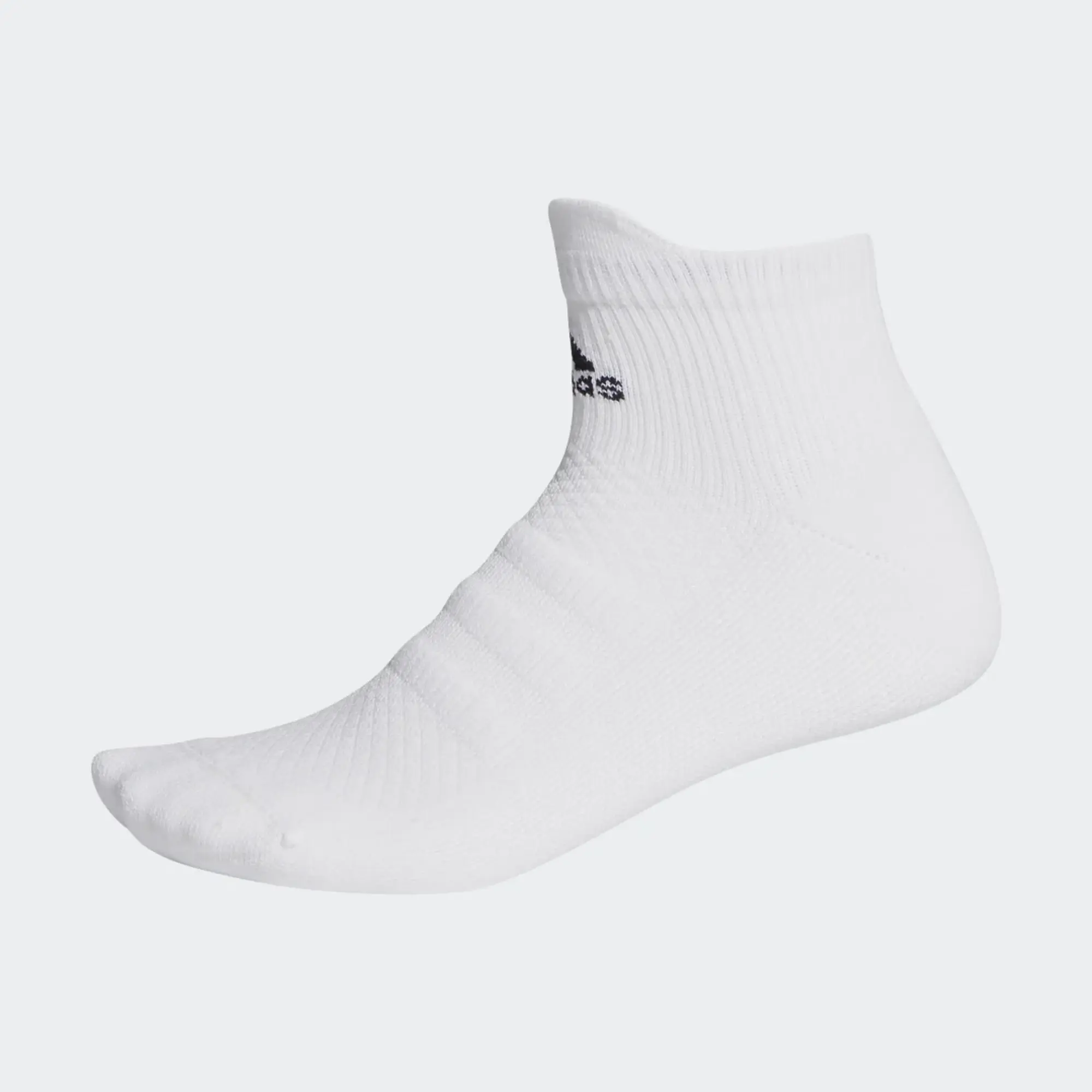 adidas Alphaskin Ankle Low Cut Sports Socks - White, Black