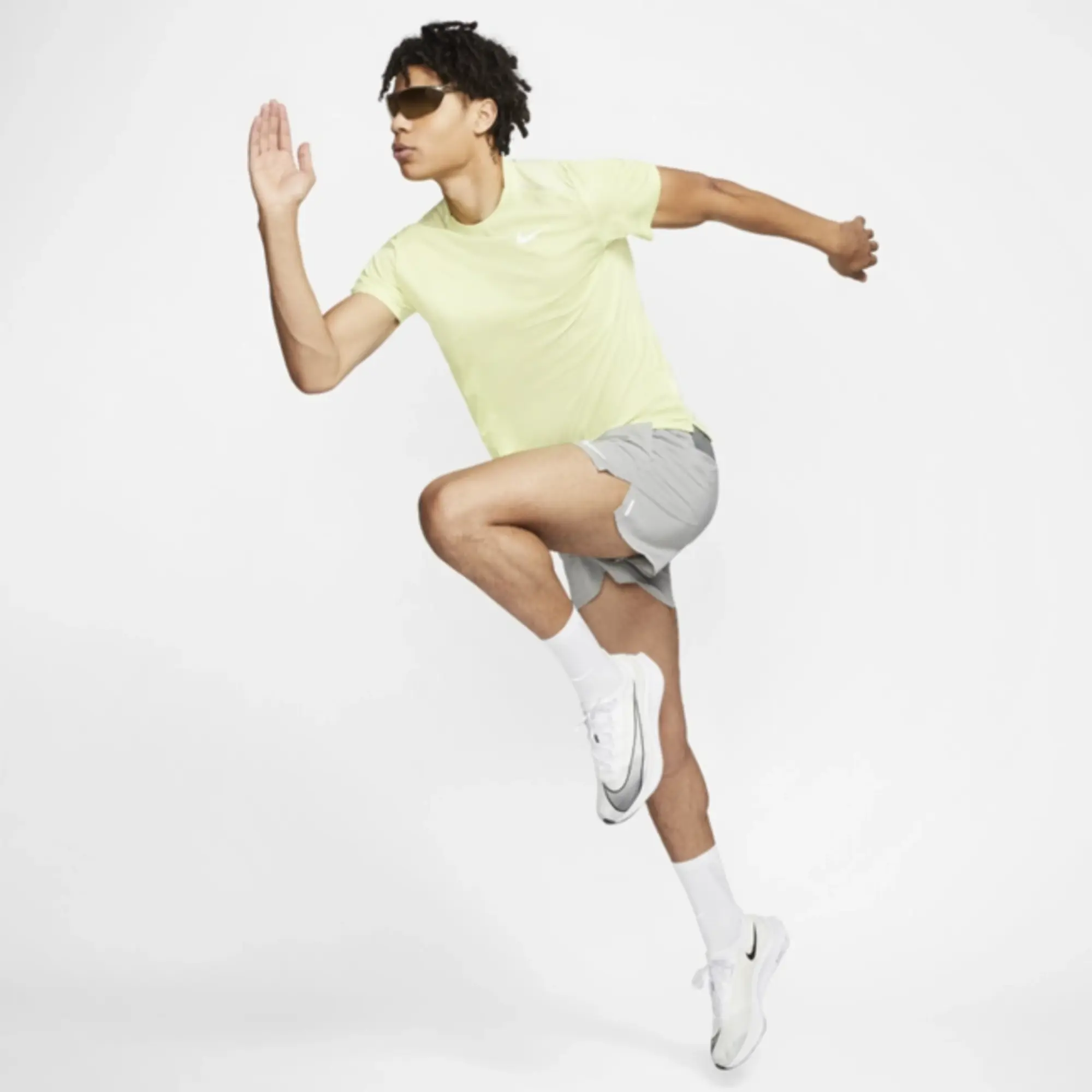 Nike Flex Stride Men's 13cm (approx.) Brief Running Shorts - Grey