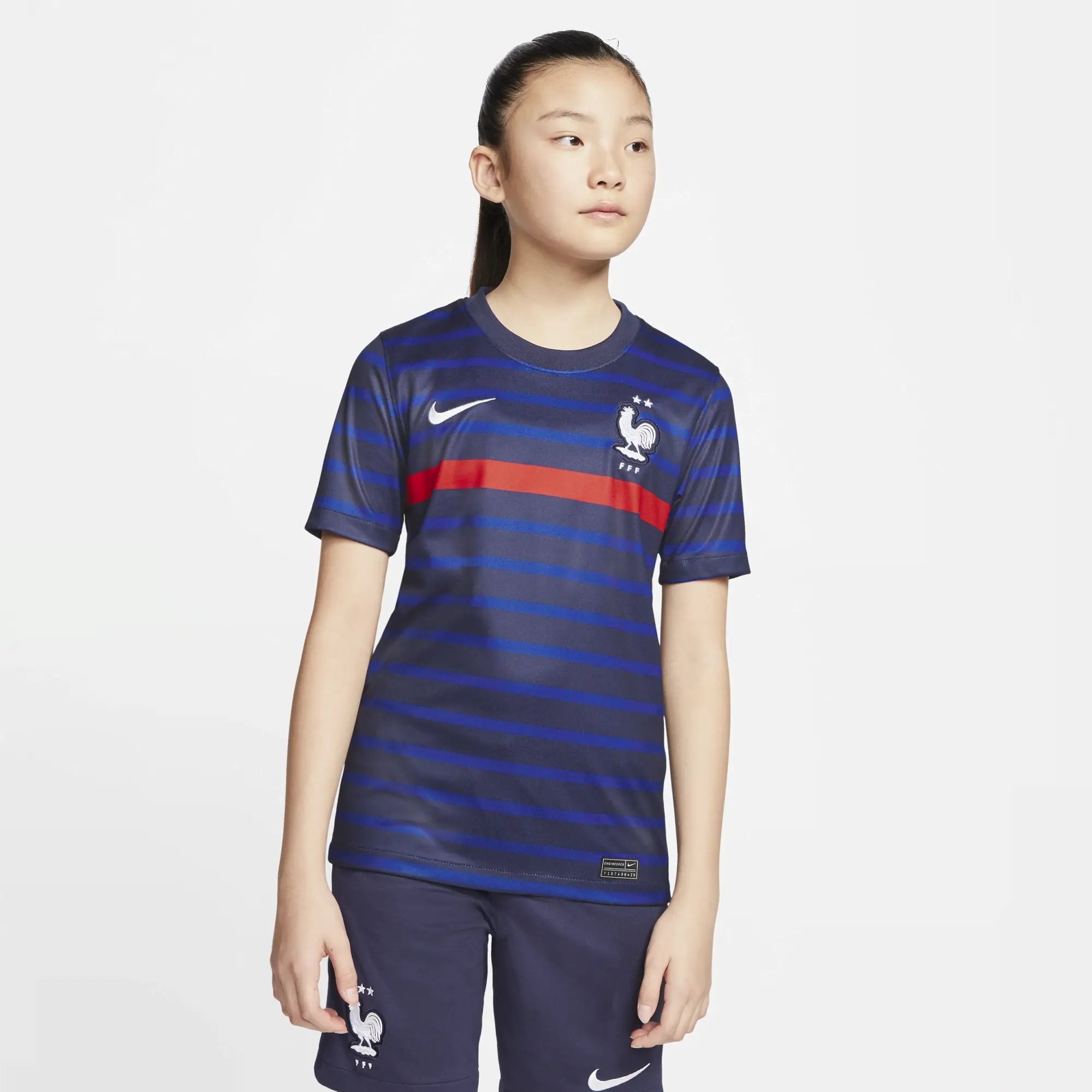 Nike France Kids SS Home Shirt 2020
