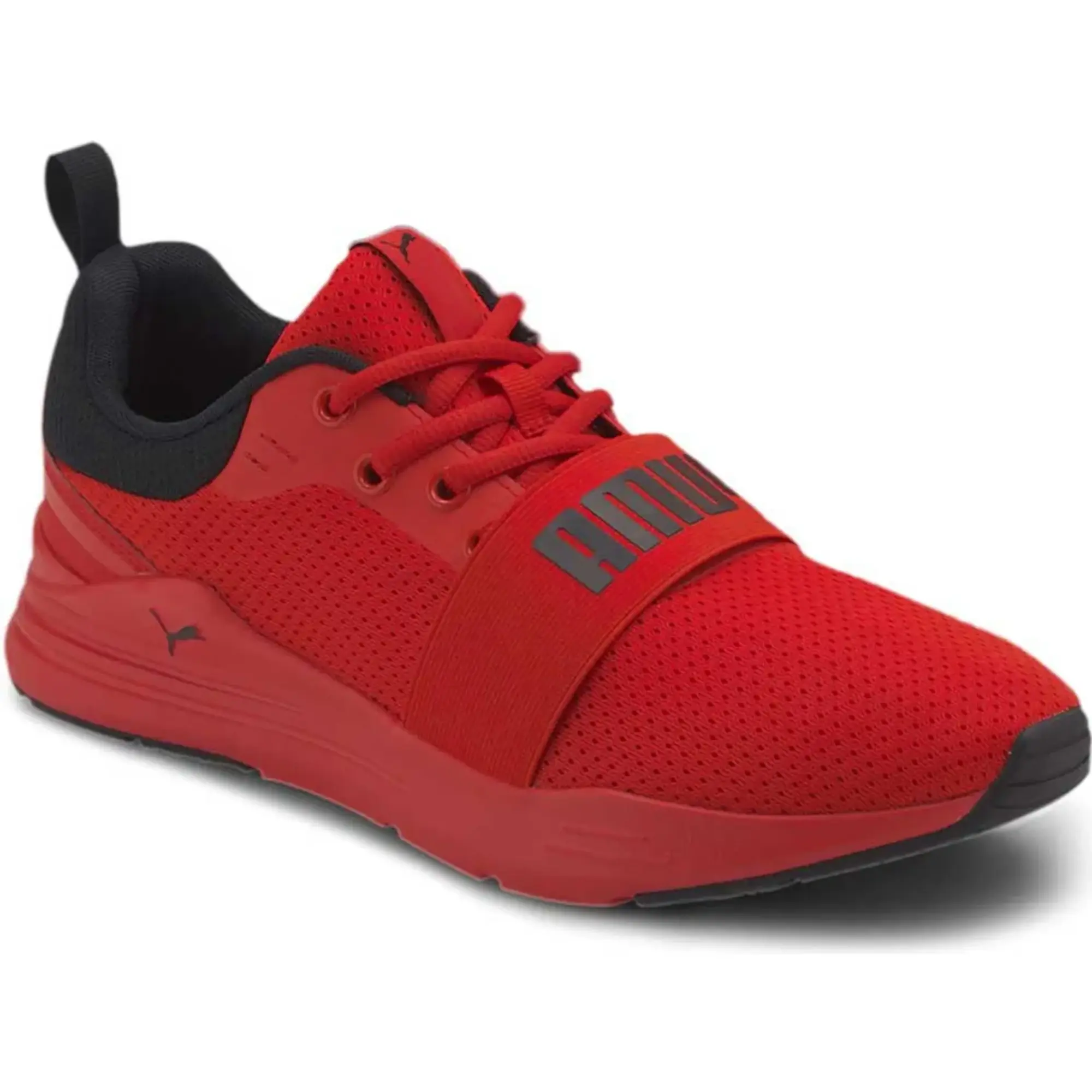 PUMA Women's Wired Trainers, High Risk Red/Black