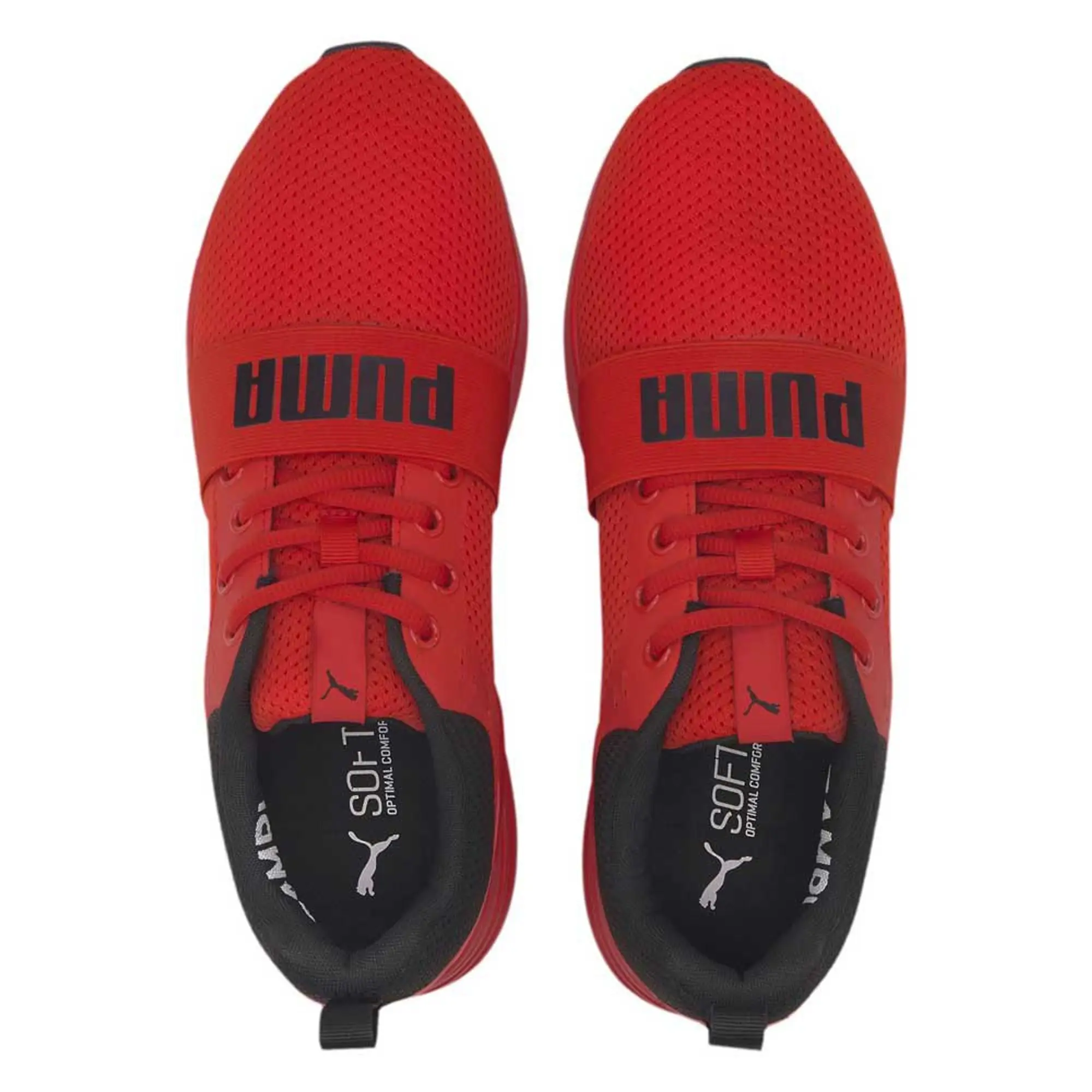 PUMA Women's Wired Trainers, High Risk Red/Black