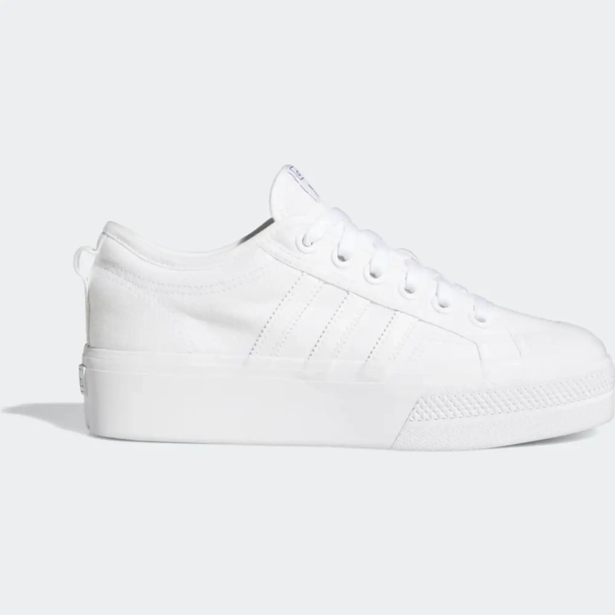 Adidas Originals Nizza Platform Trainers In White