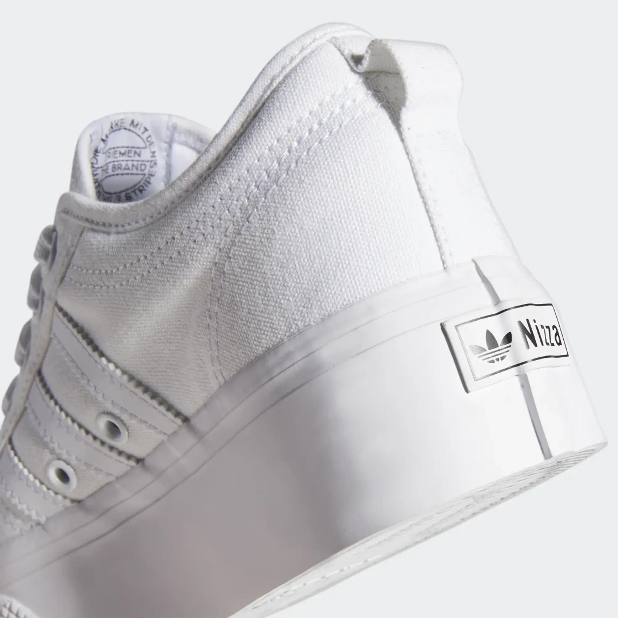 Adidas Originals Nizza Platform Trainers In White