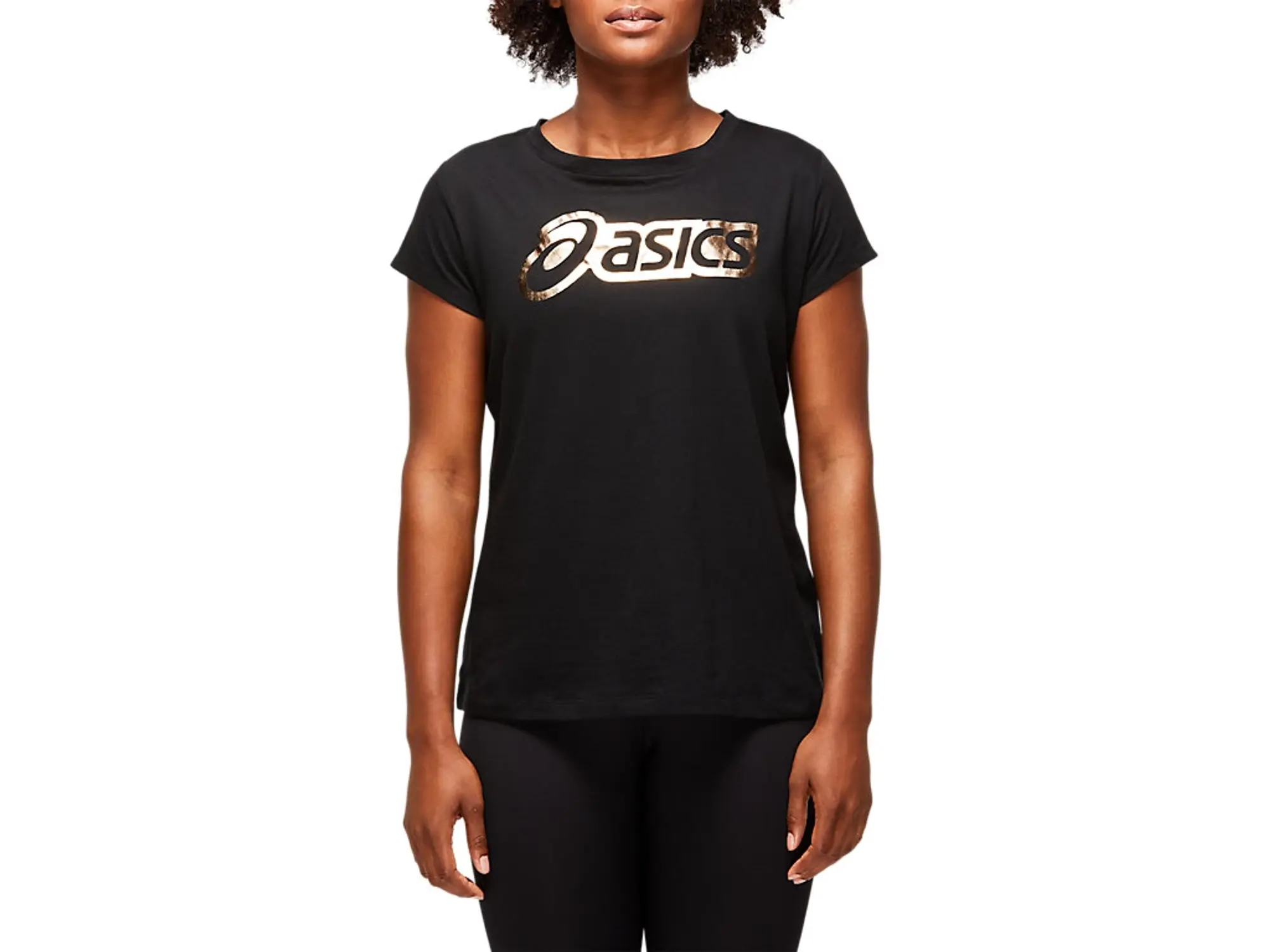 Asics Logo Graphic Short Sleeve T-shirt  - Black