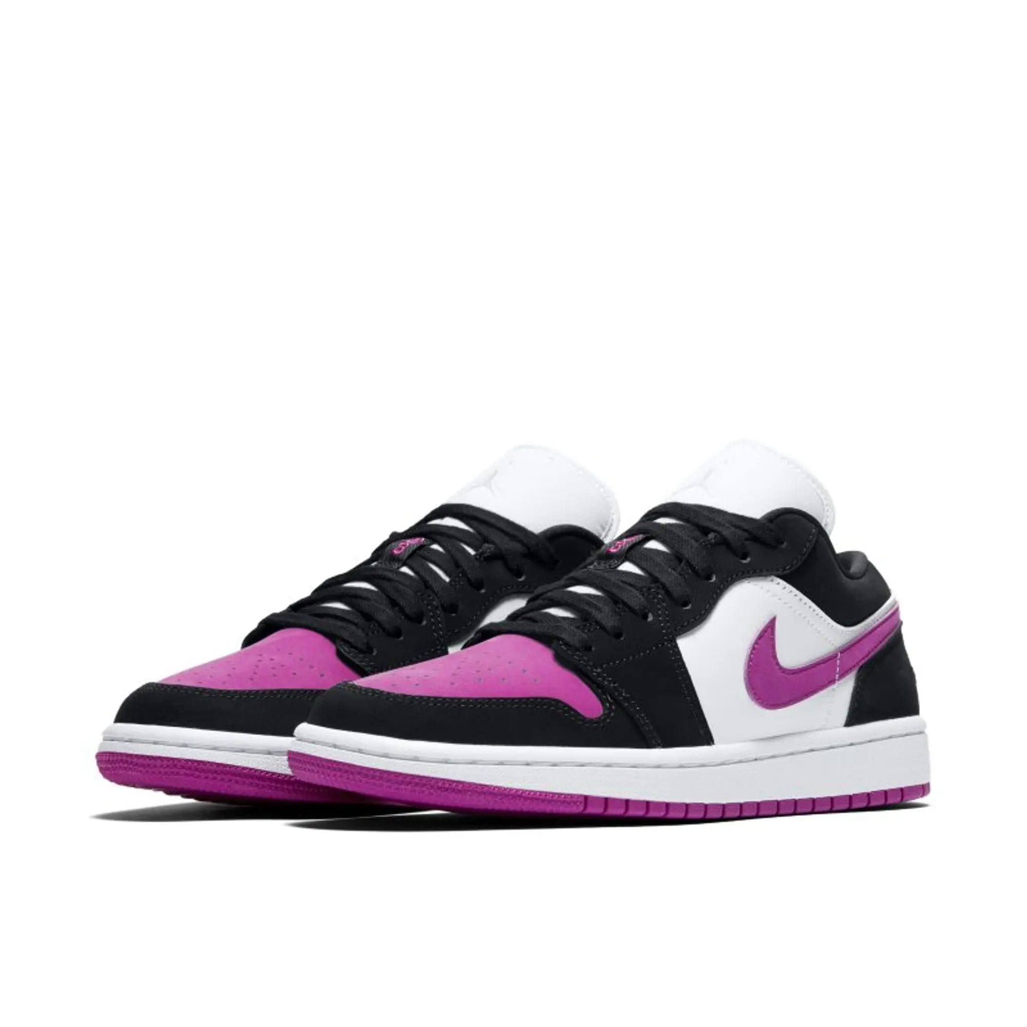 Nike Jordan AIR JORDAN 1 LO MNS Womens Black/ Cactus Flower Shoes