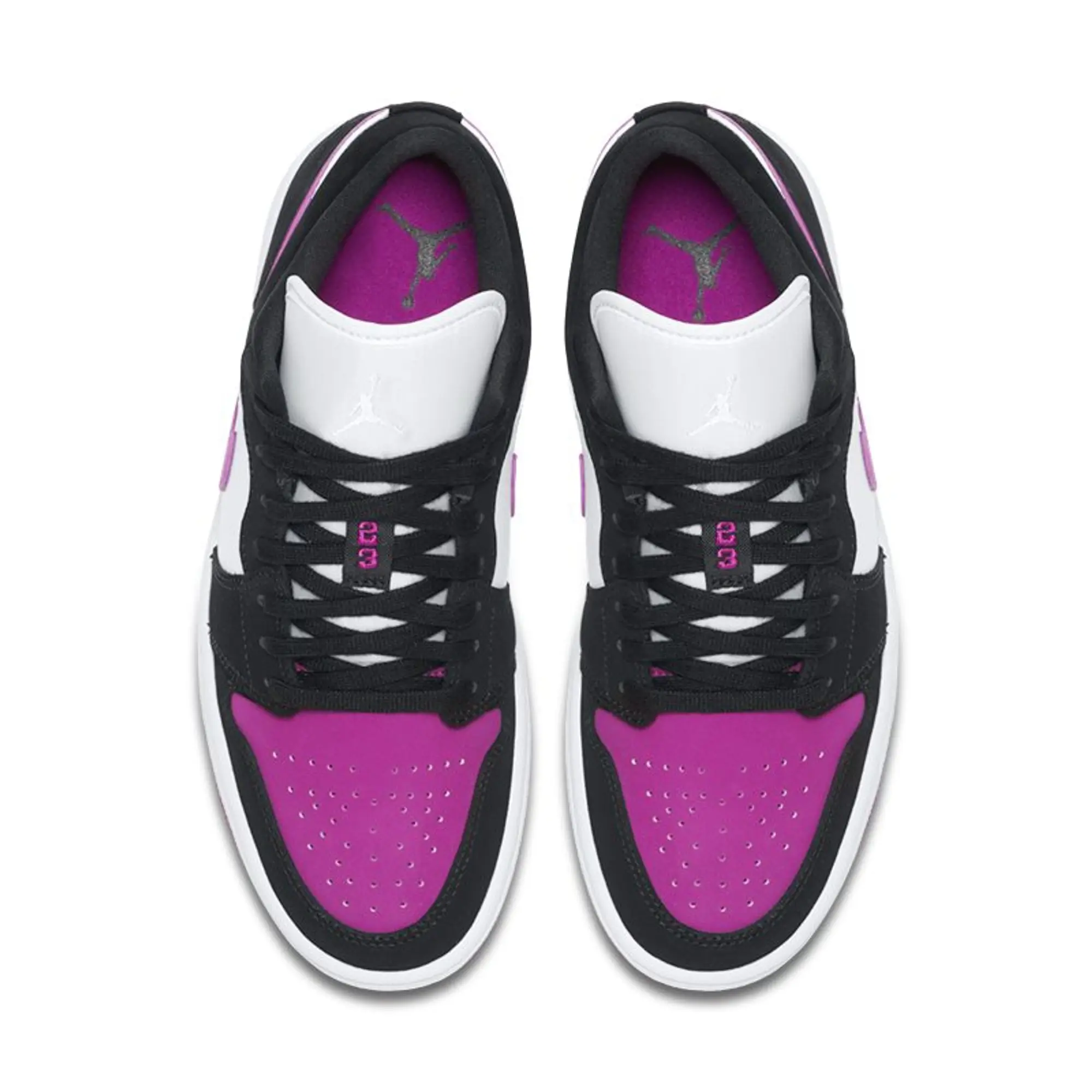 Nike Jordan AIR JORDAN 1 LO MNS Womens Black/ Cactus Flower Shoes