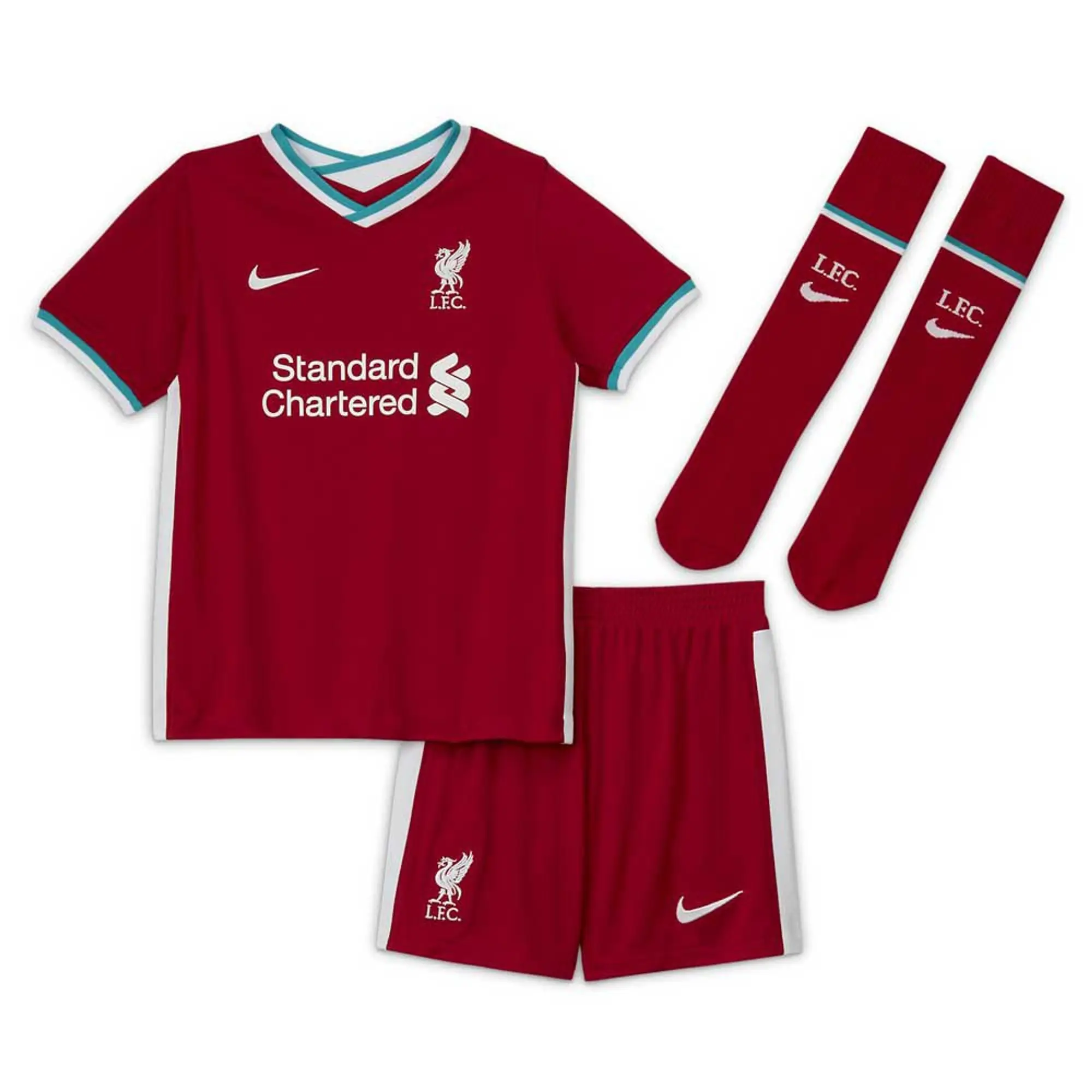 Nike Liverpool Kids SS Home Mini Kit 2020/21