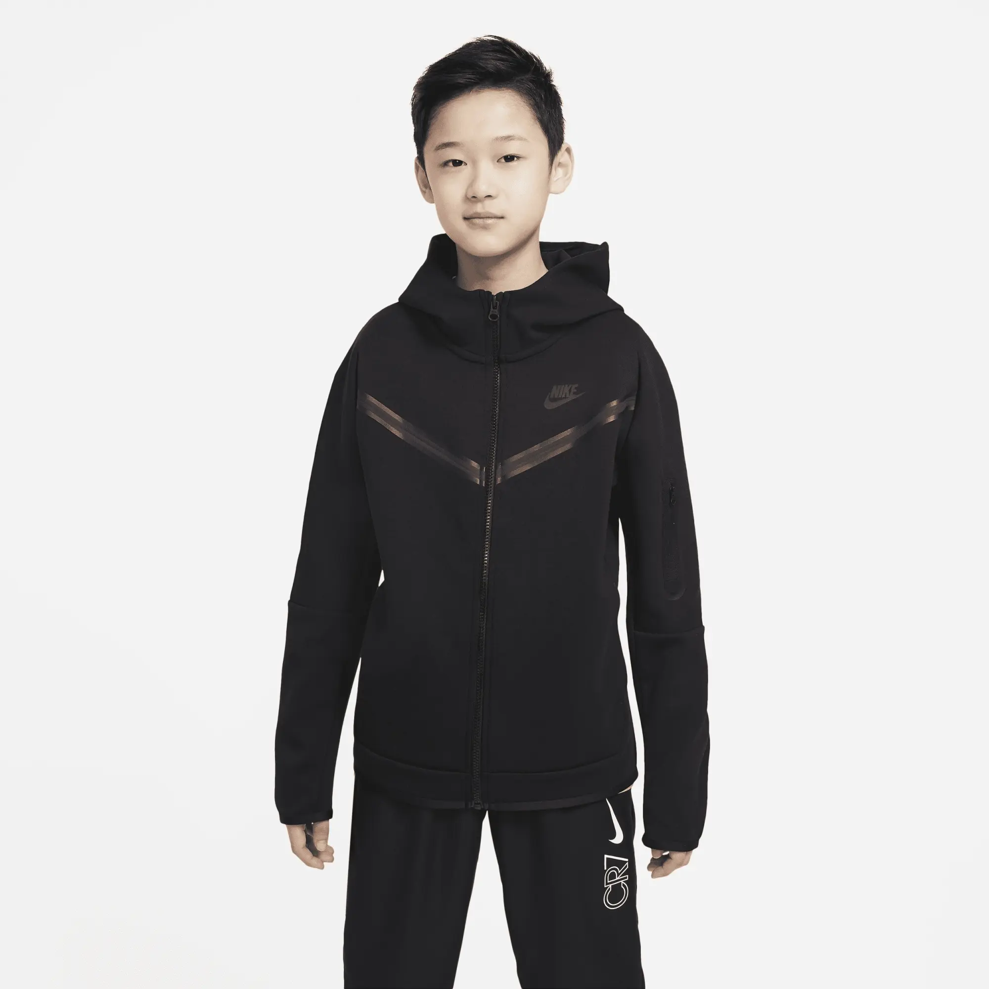 Nike Tech Fleece Hoodie Junior - Black - Kids