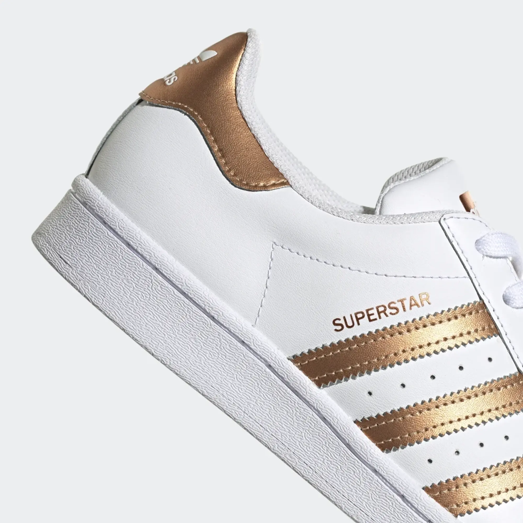 adidas Originals Superstar - White/Copper, White/Copper