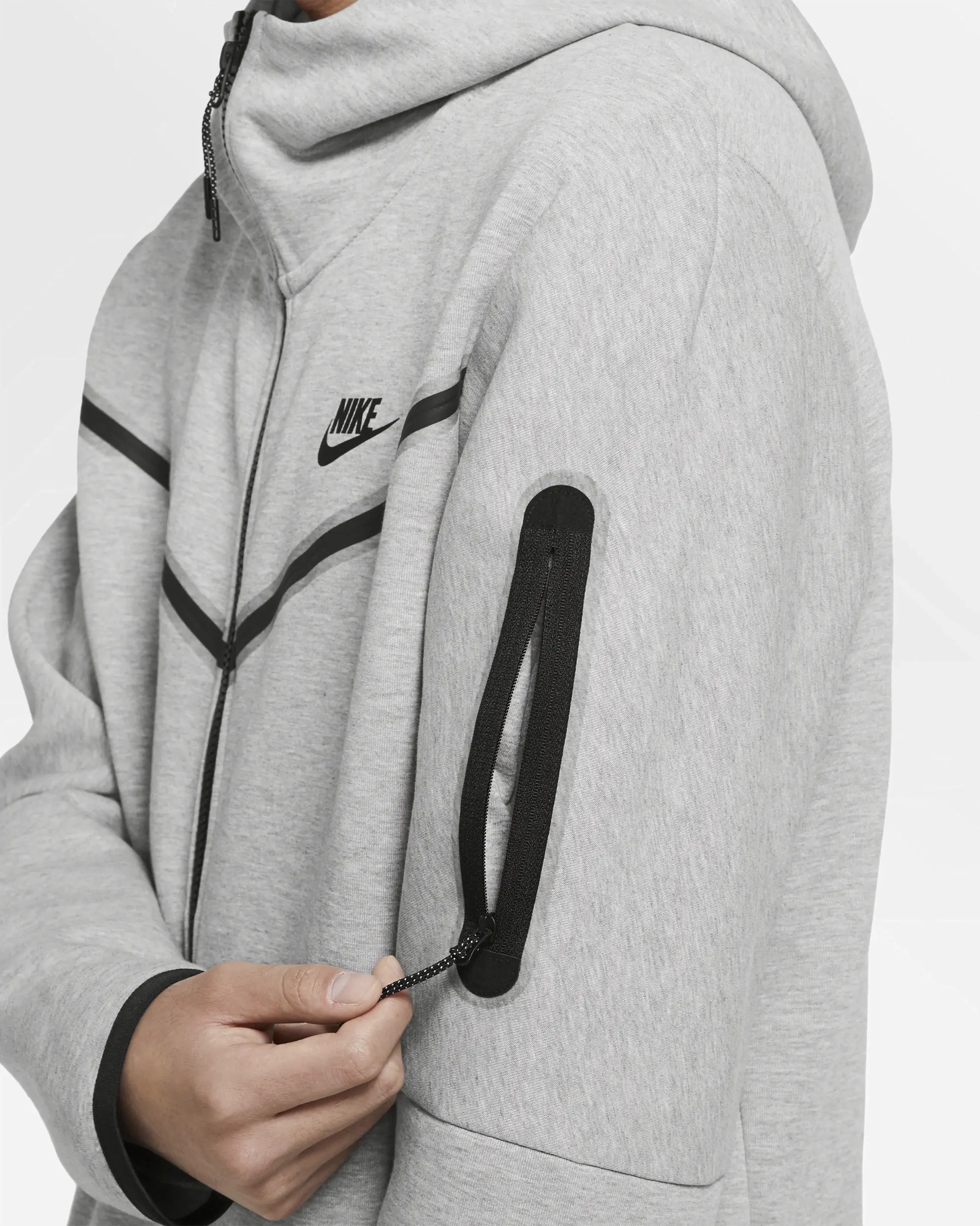 Nike Hoodie Nsw Tech Fleece - Grey