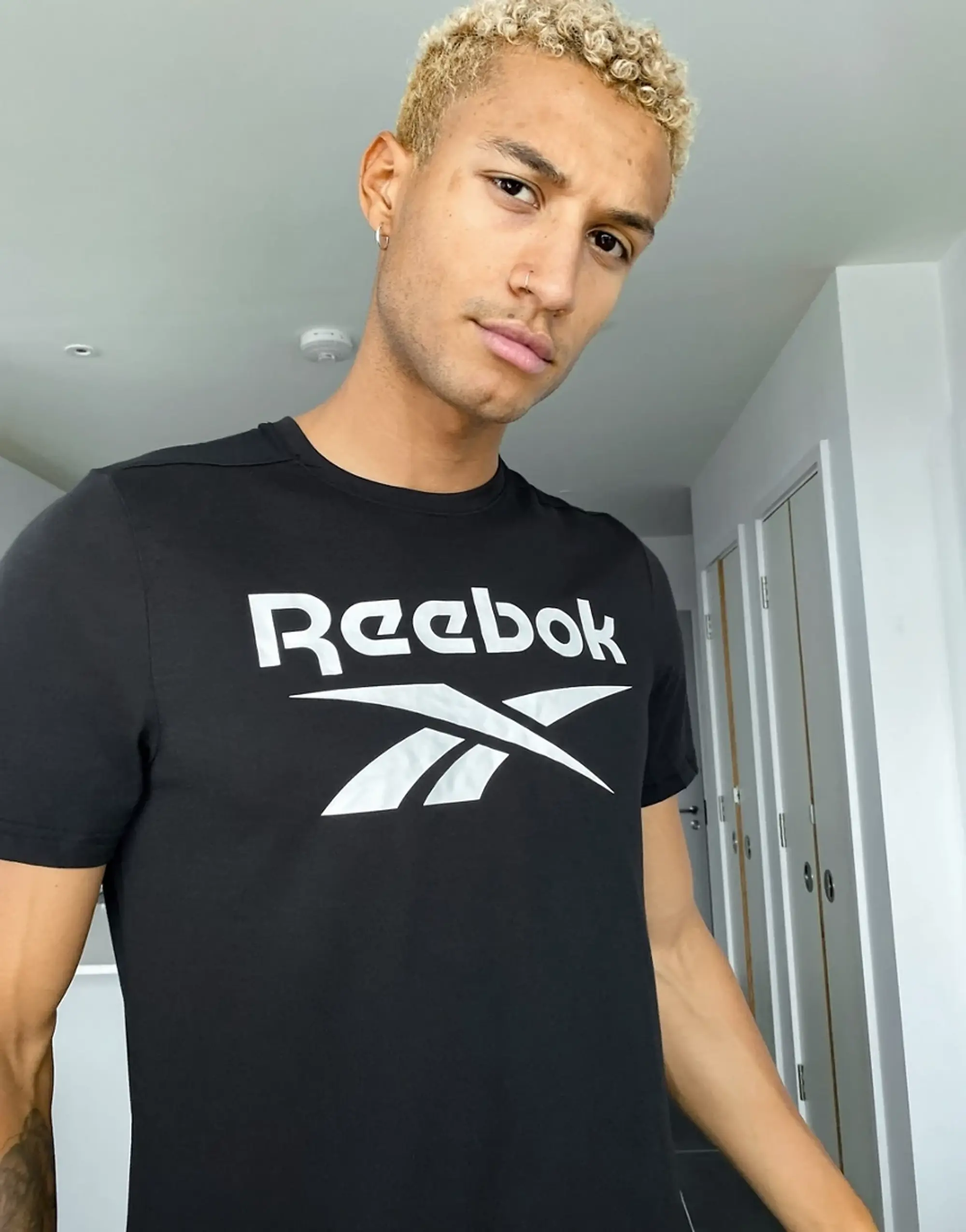 Reebok Training Graphic T-Shirt In Black