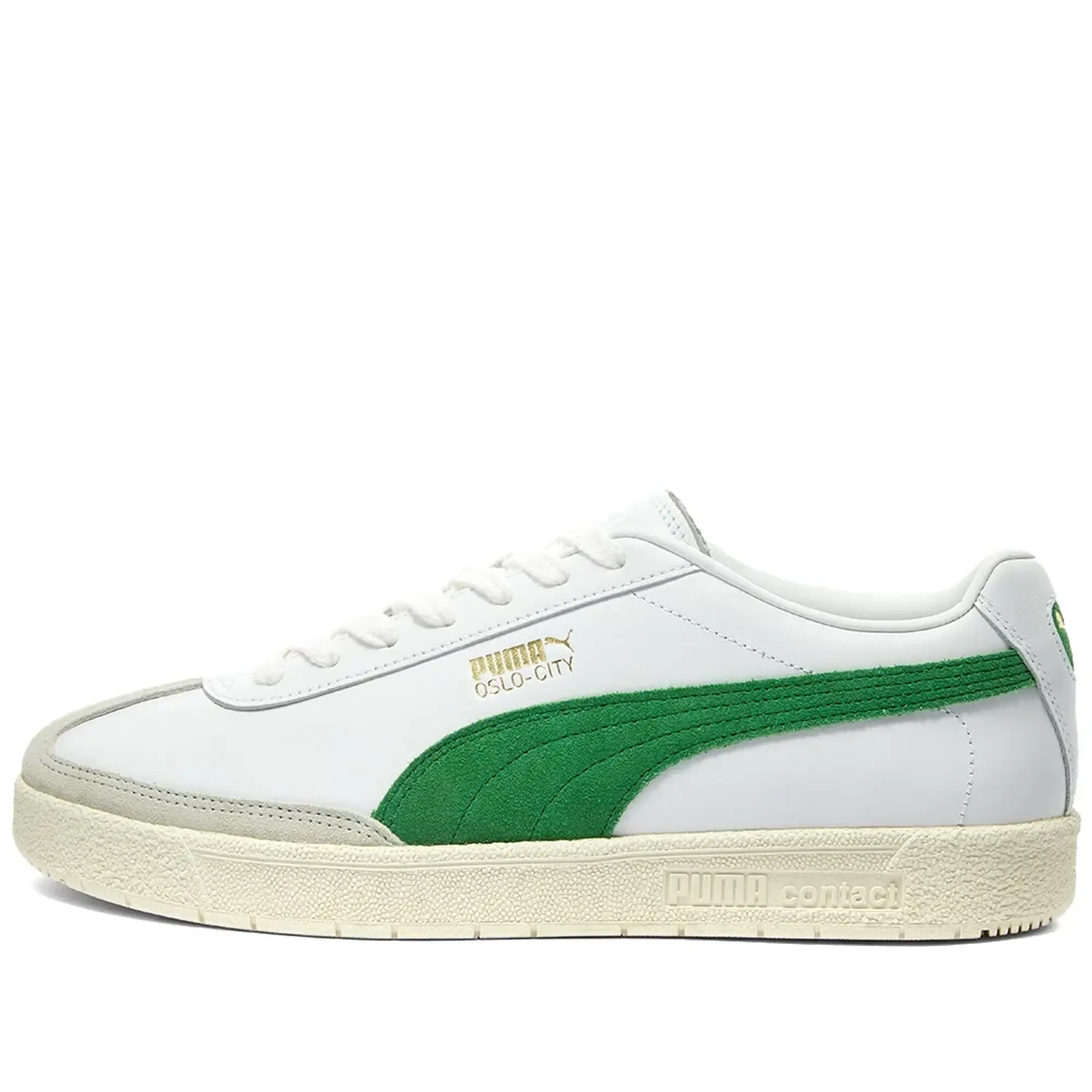 Puma Olso City Trainers In White And Green