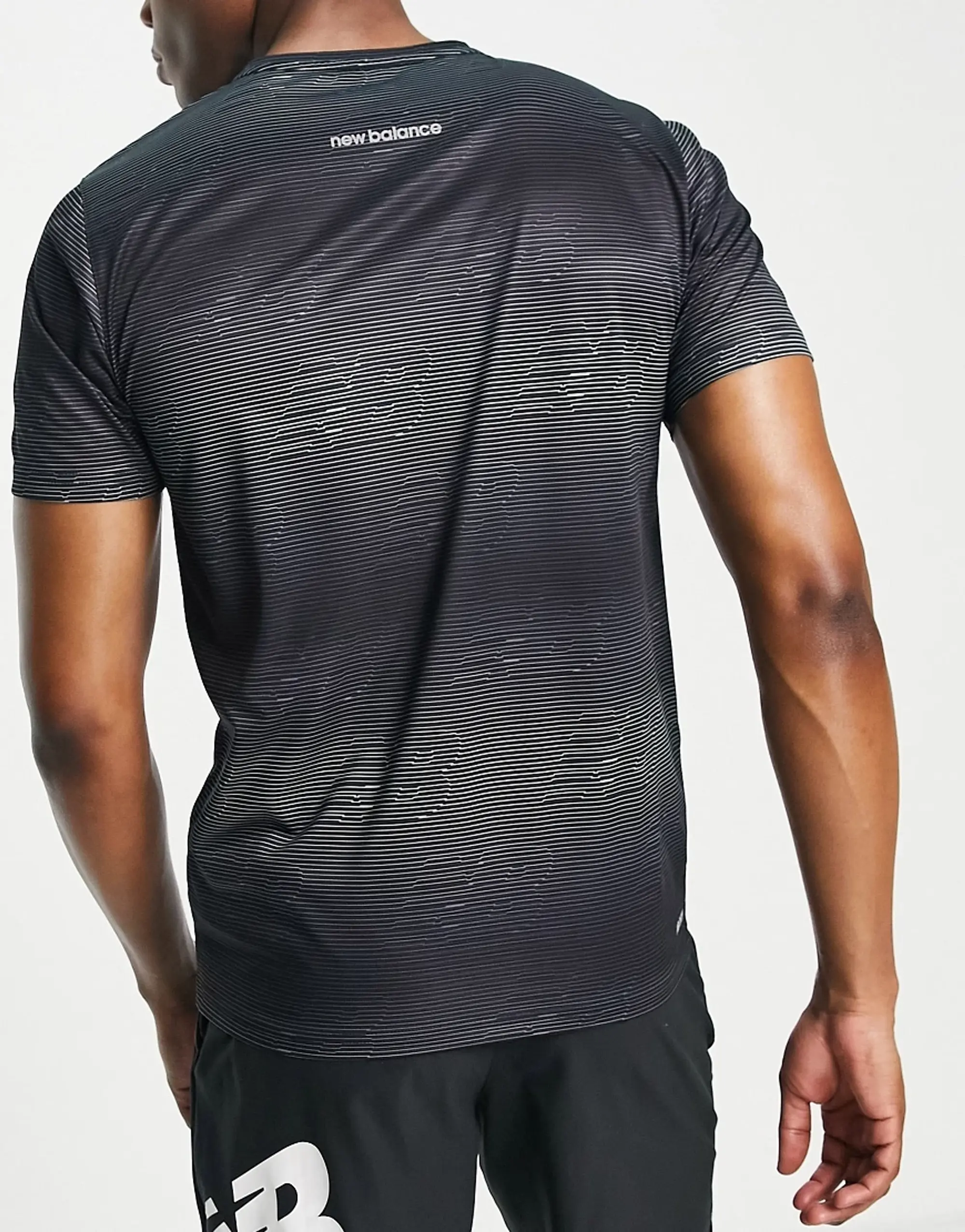 New Balance Running Accelerate Short Sleeve Printed T-Shirt-Multi