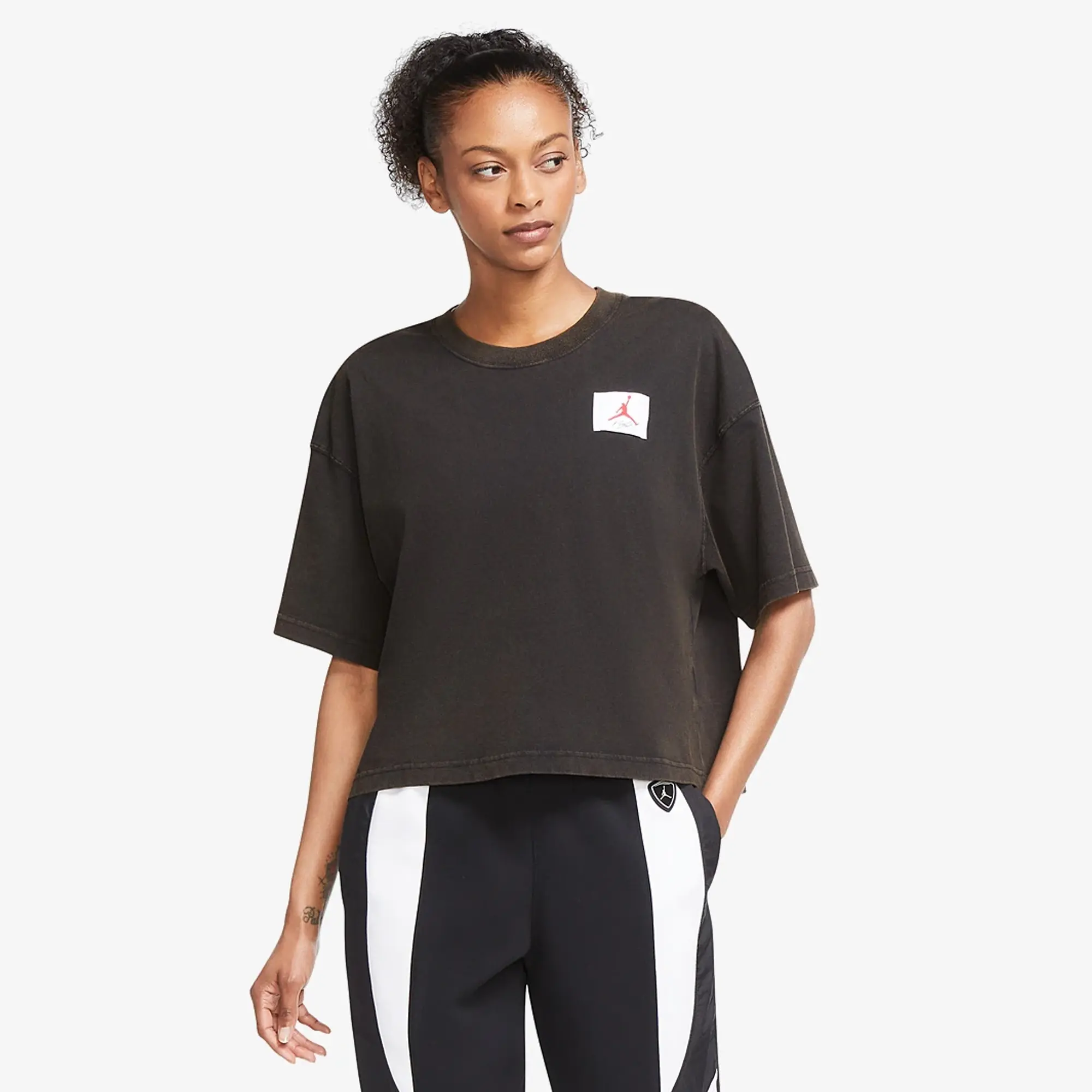 Nike Jordan Womens Essentials Shortsleeve Boxy T Shirt
