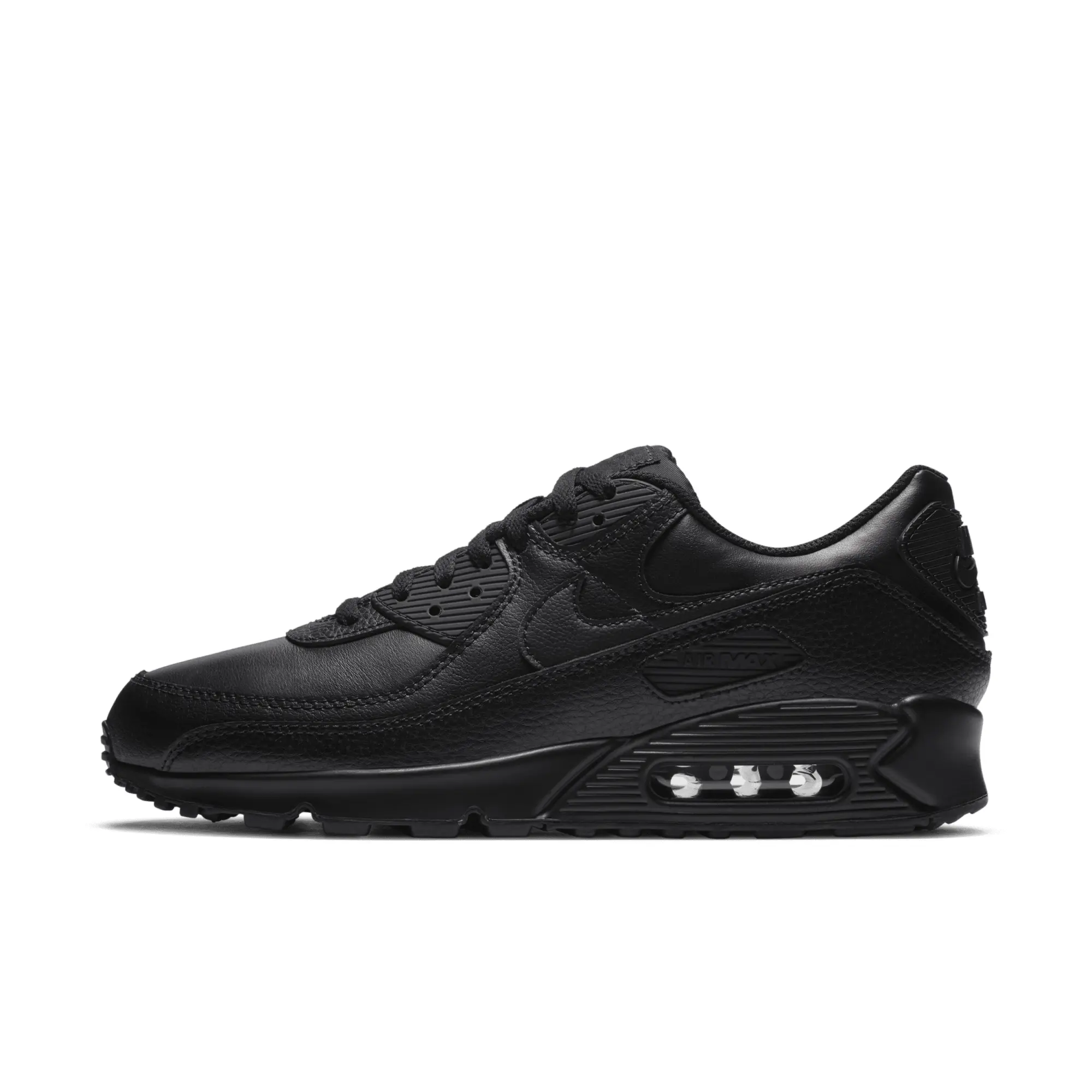 Nike Air Max 90 Ltr Trainers In Triple Black