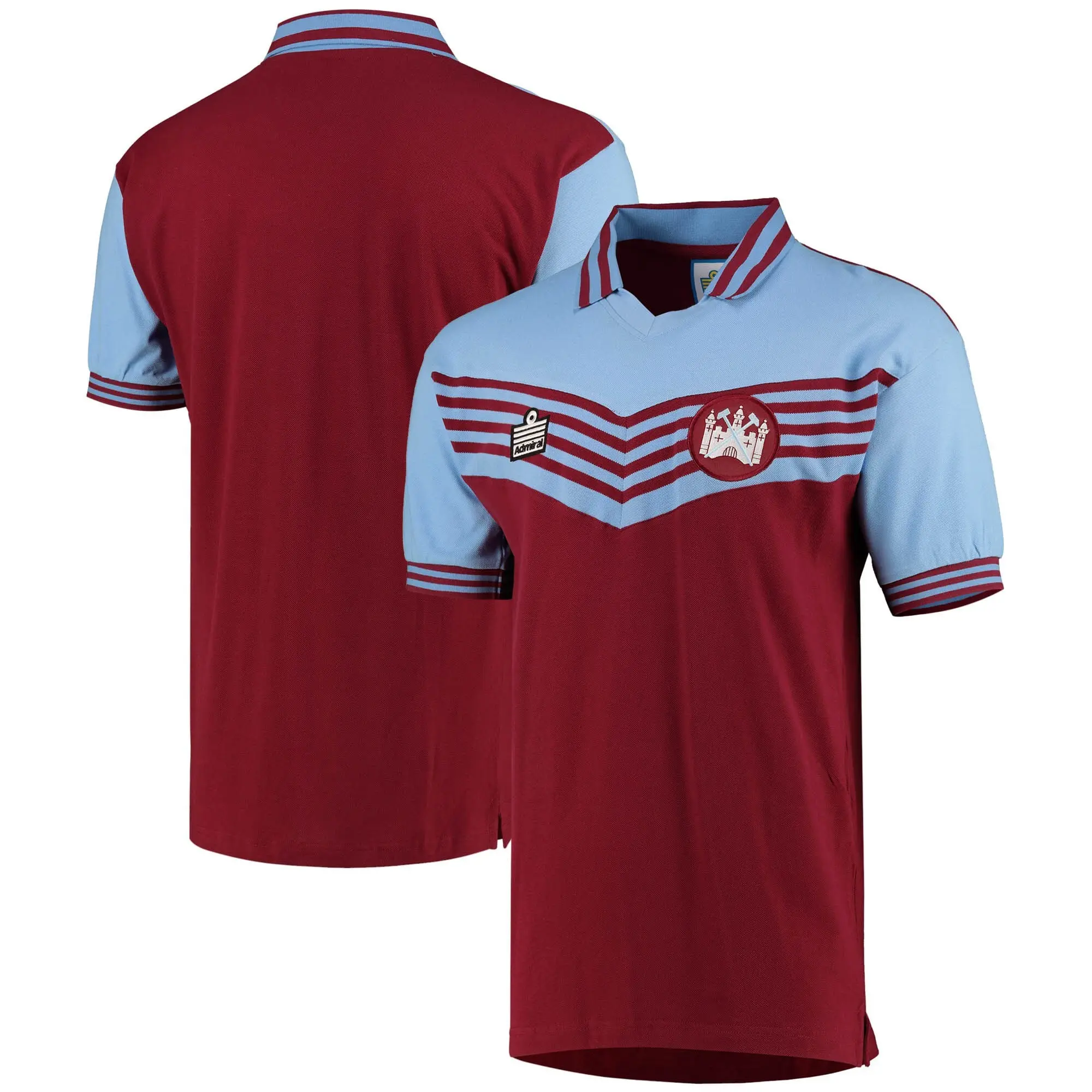 Score Draw West Ham United Mens SS Home Shirt 1980/81