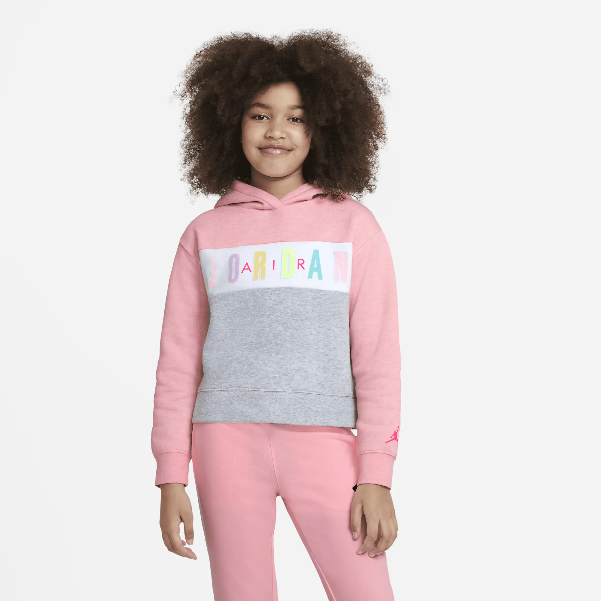 Nike Jordan Older Kids' (Girls') Pullover Hoodie - Pink