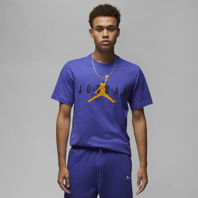 Nike Jordan Jordan Air Wordmark Men's T-Shirt - Blue | CK4212-433 ...