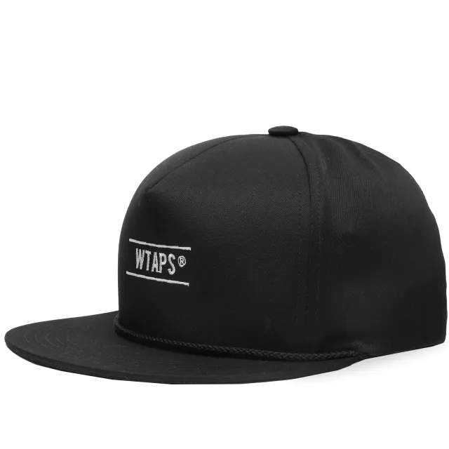 WTAPS 06 Logo Mesh Back Cap Black